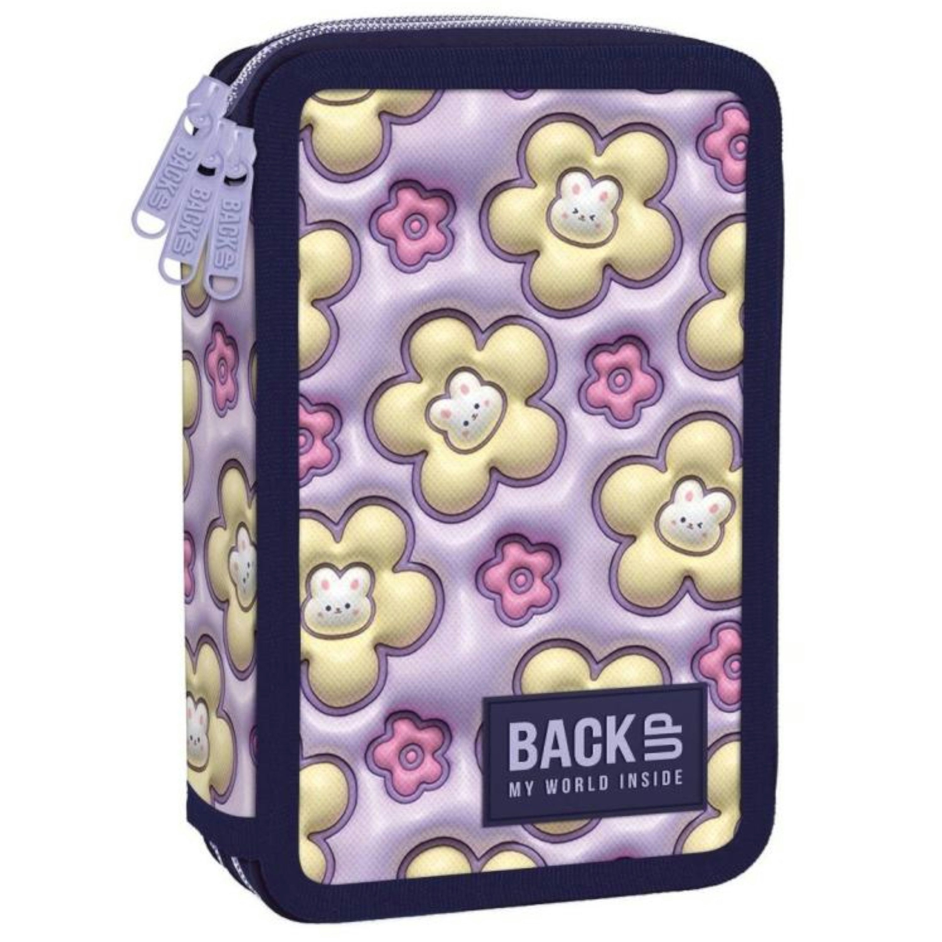GOLDKIDS Federmäppchen 3 Fächer - Mäppchen für Mädchen und Jungen -, (Federmappe 3-Fach, Federtasche Gefüllte), Schüleretui Schulmäppchen