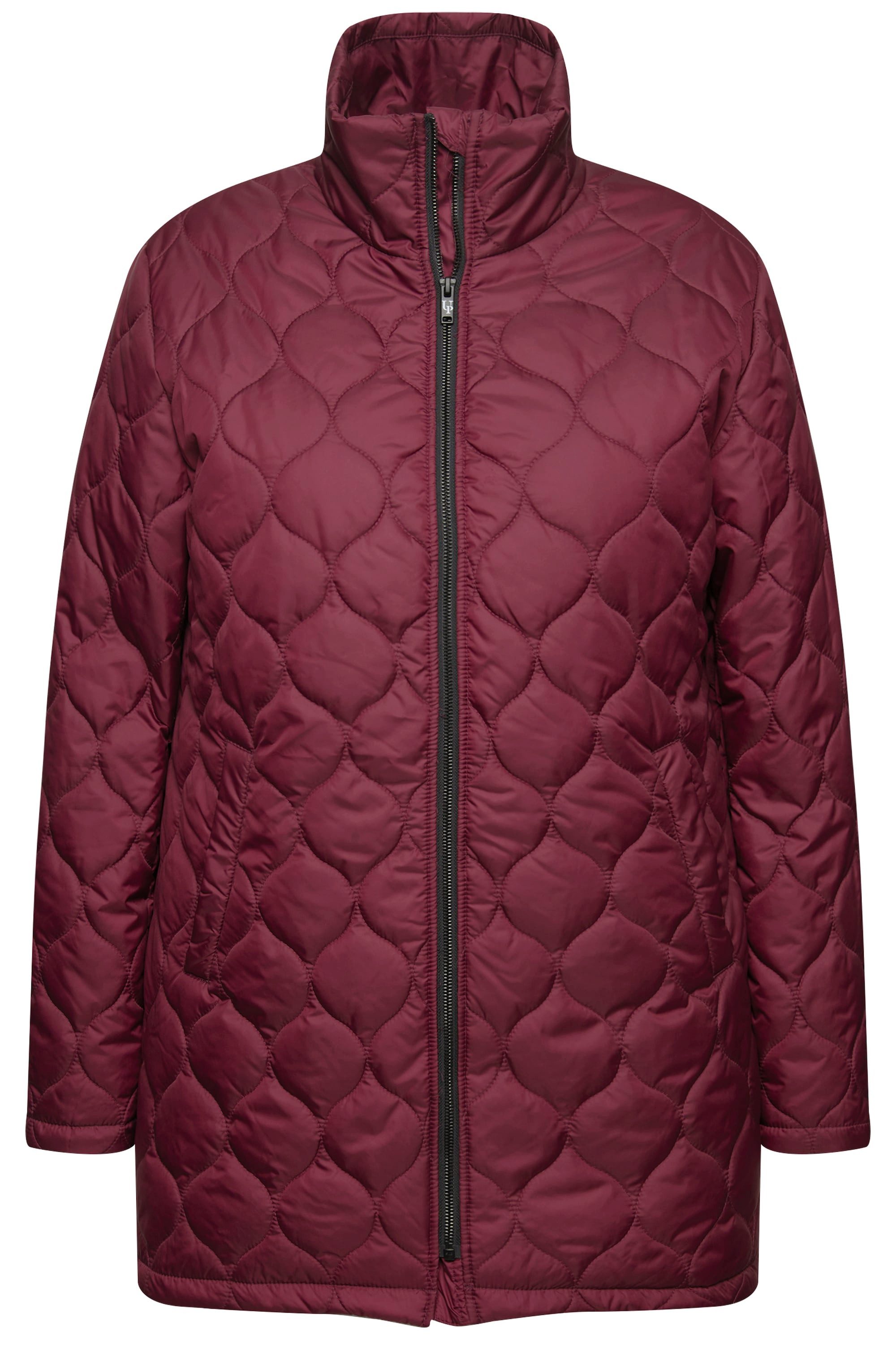 Ulla Popken Steppjacke HYPRAR Steppjacke wasserabweisend Stehkragen günstig online kaufen