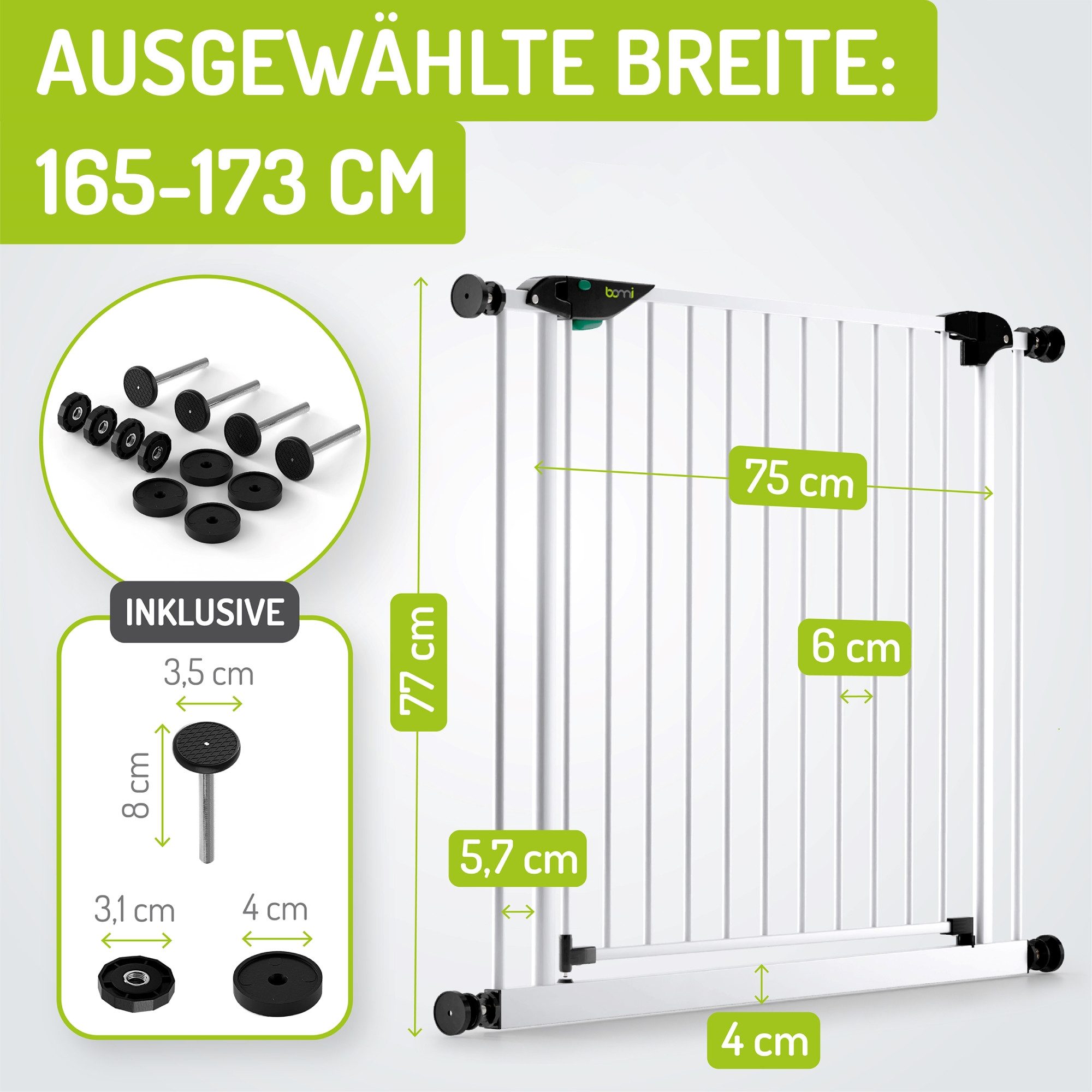 BOMI Türschutzgitter Treppenschutzgitter Ohne Bohren Mira günstig online kaufen