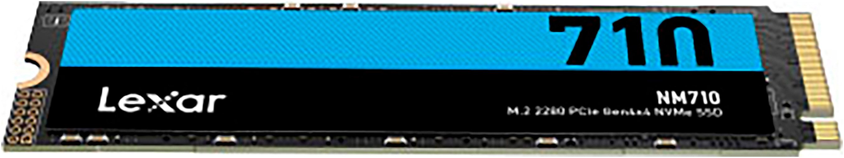 Lexar NM710 2TB interne SSD (2000 GB) 4850 MB/S Lesegeschwindigkeit, 4500 MB/S Schreibgeschwindigkeit