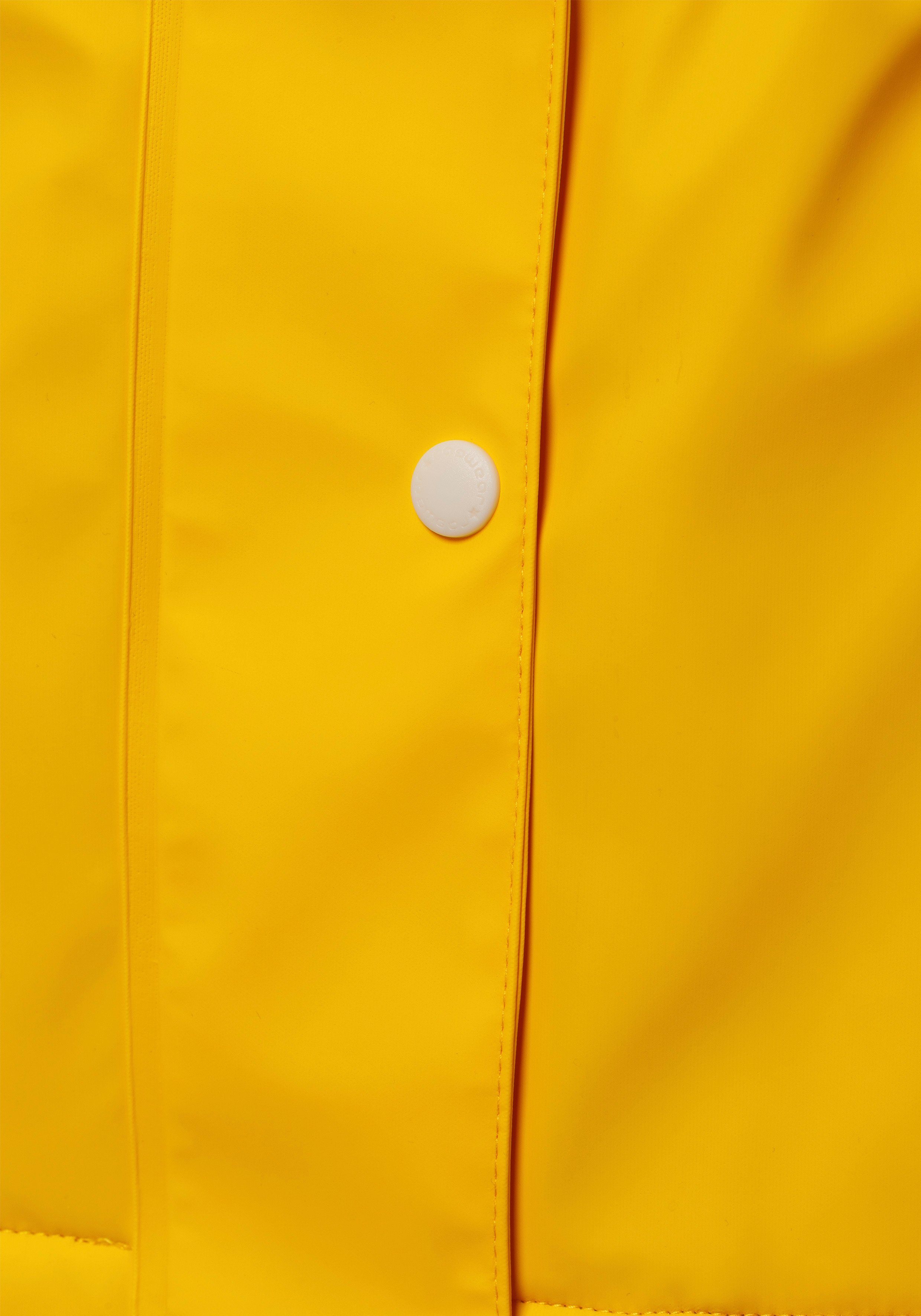 Material aus Ragwear Nähten Regenjacke abgedichteten yellow MARGE mit Waterproof, wasserabweisendem 6028