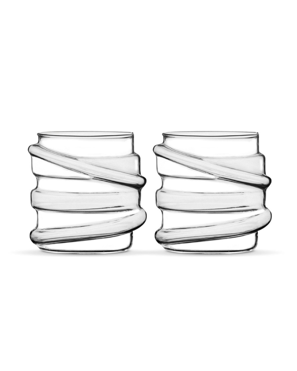 EKA Gläser-Set Wavy Gläser, 2-tlg., Glas