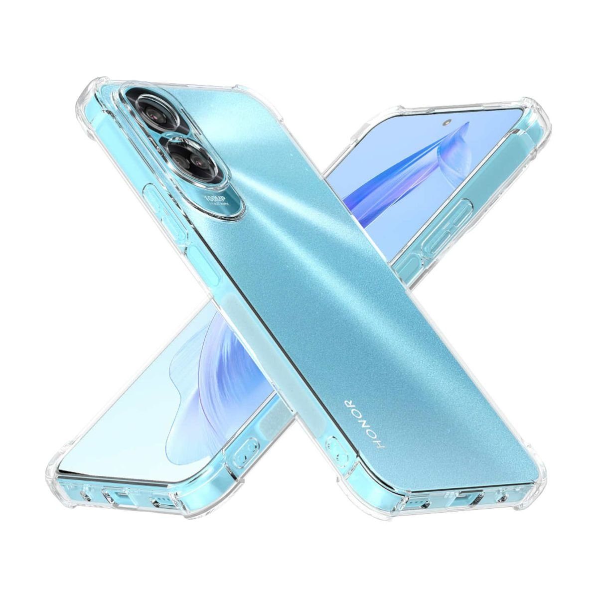 Wigento Handyhülle AUSWAHL Für Honor 90 Lite Schutz Zubehör Handy Tasche Hart Glas Neu