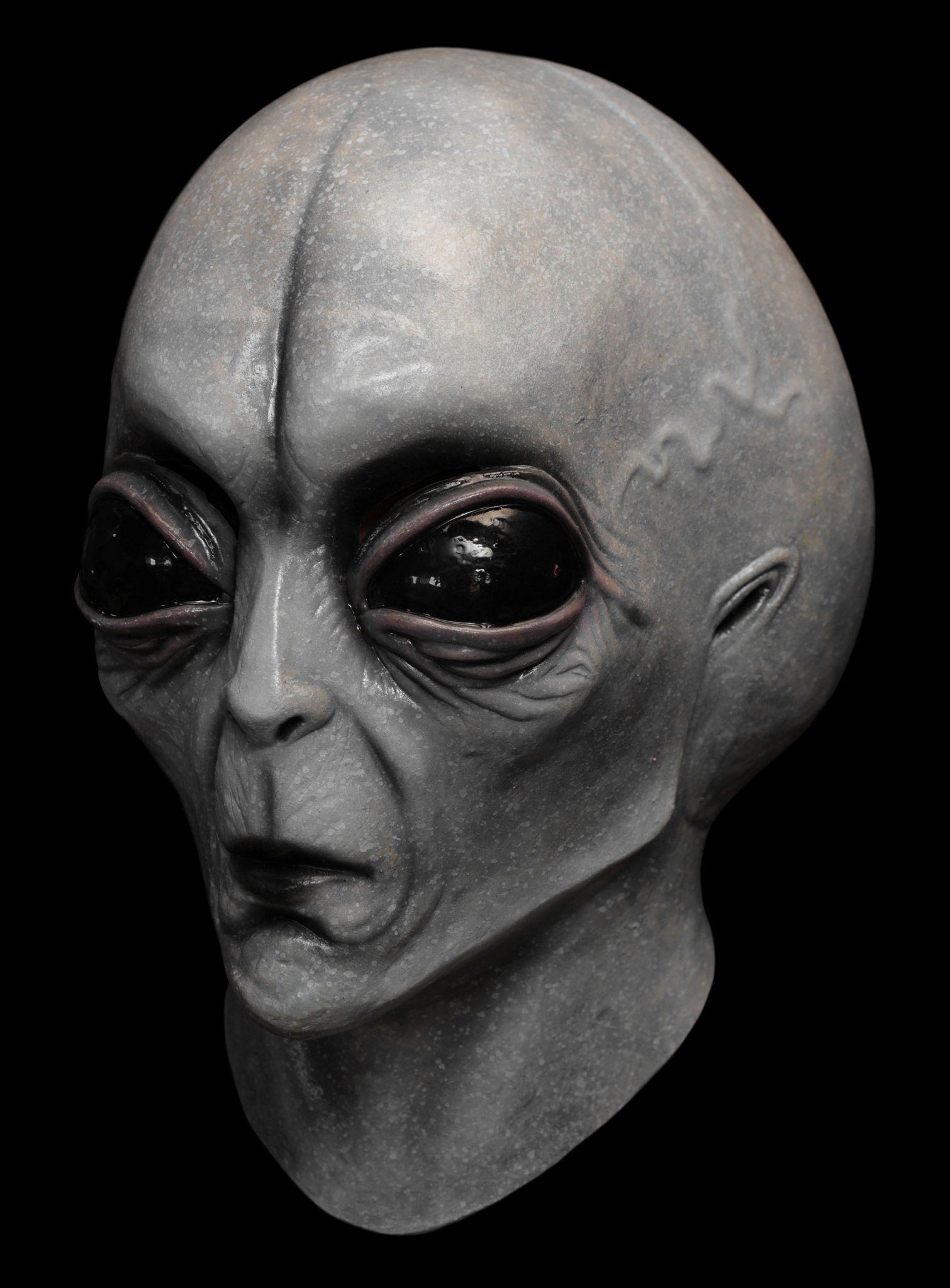 Ghoulish Productions Verkleidungsmaske Grauer Alien - Kostüm Maske Fasching Halloween, Grausige Horror-Maske