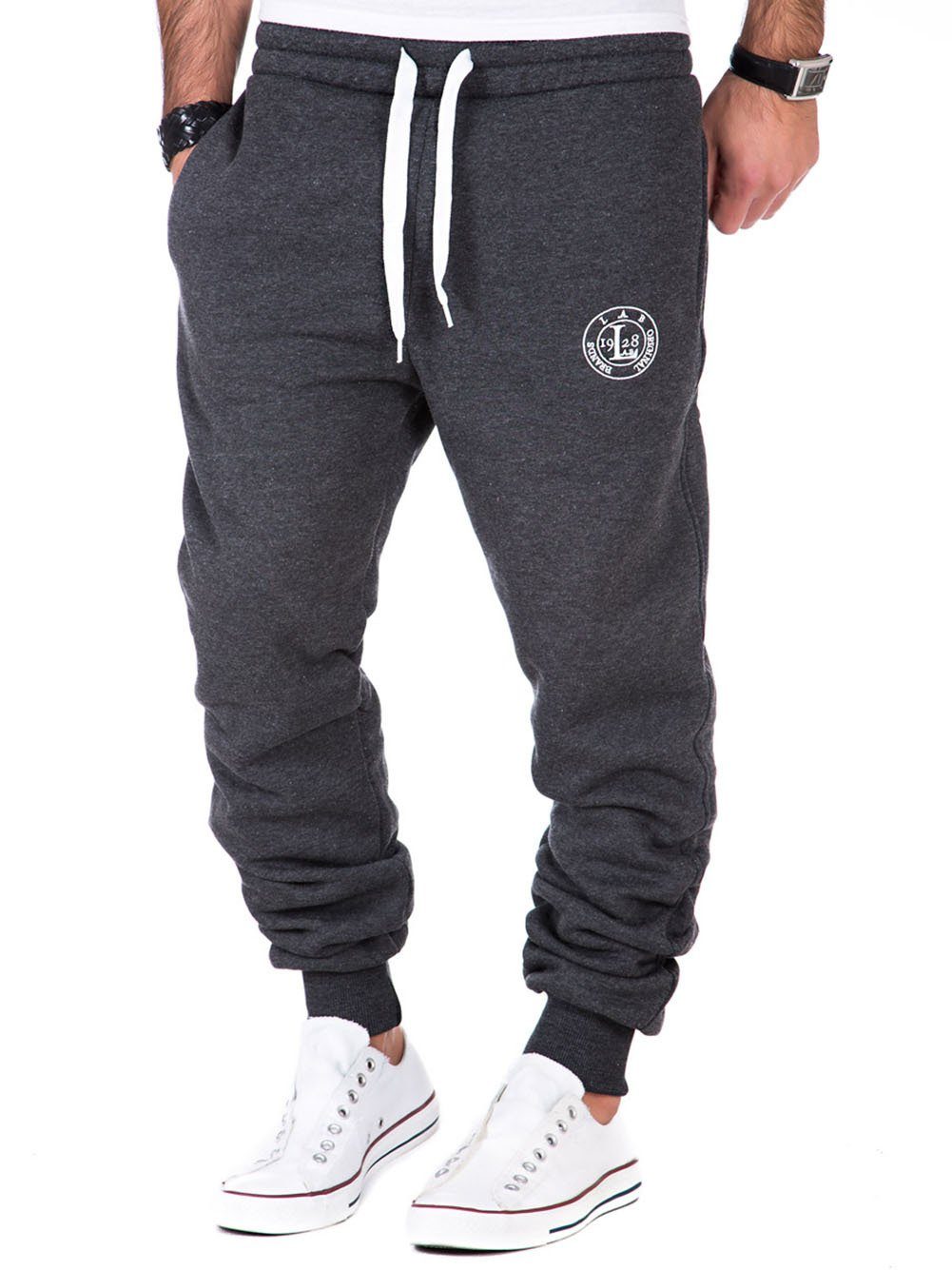 Amaci&Sons Sporthose BALTIMORE Herren Jogginghose Sporthose Anthrazit