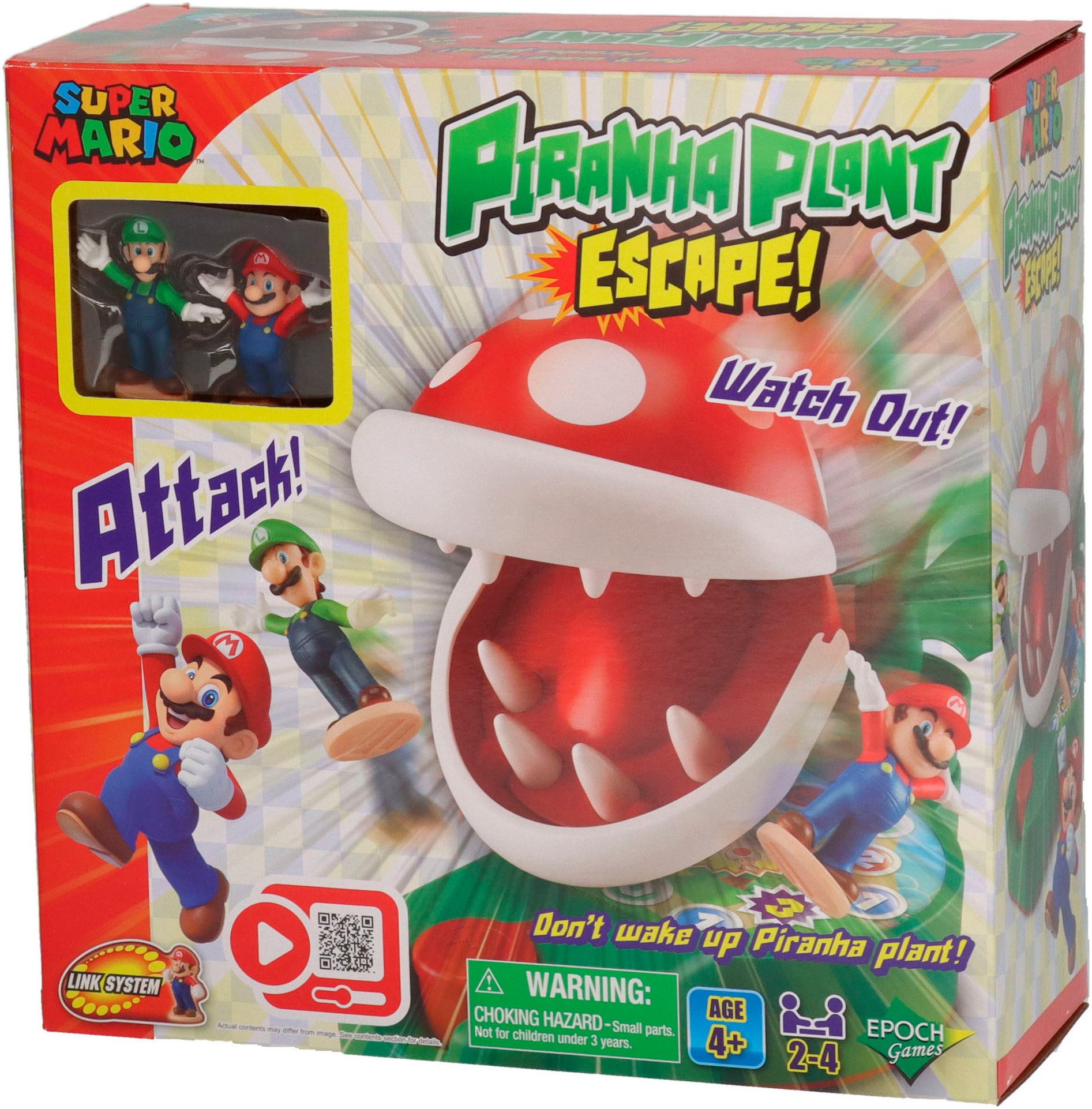 EPOCH Games Spiel Super Mario™ Piranha Plant Escape, Familienspiel