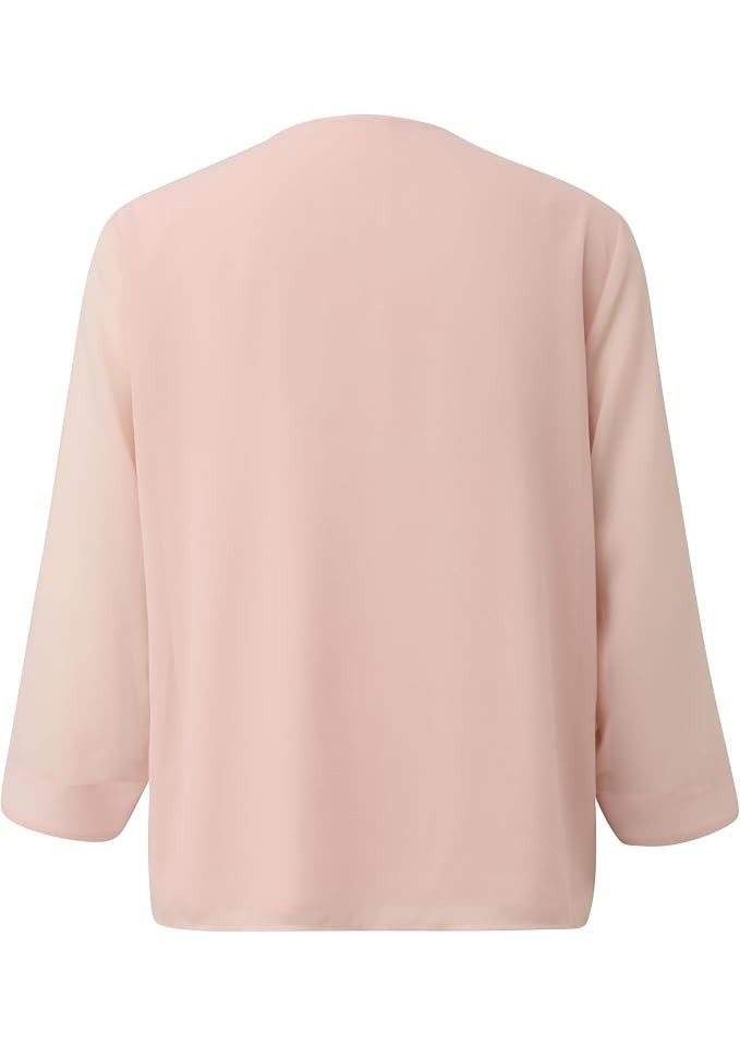 s.Oliver BLACK LABEL Langarmbluse - Bluse Halb-Arm - festliche Bluse Damen
