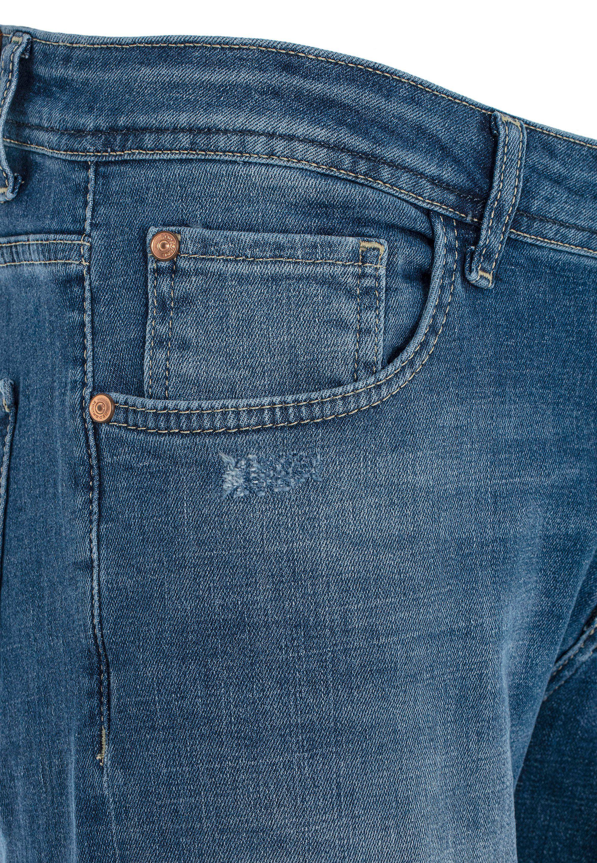 News Slim-fit-Jeans Wave RedBridge Waschung Newport cooler mit Faded