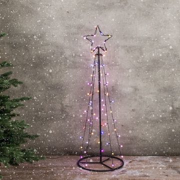 GartenHero Künstlicher Weihnachtsbaum LED Weihnachtsbaum Fernbedienung Farbwechsel 11 Leuchtfunktionen, LEDs, Farbwechsel, 11 Leuchtfunktionen