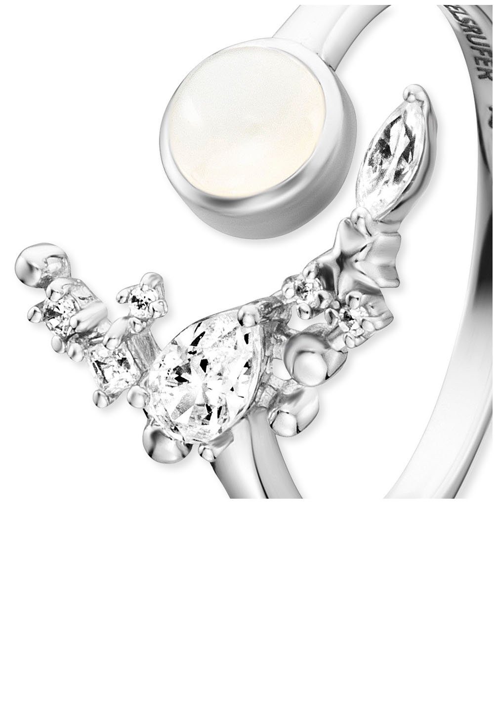 Engelsrufer Fingerring Moonlight, mit Mondstein und Zirkonia günstig online kaufen