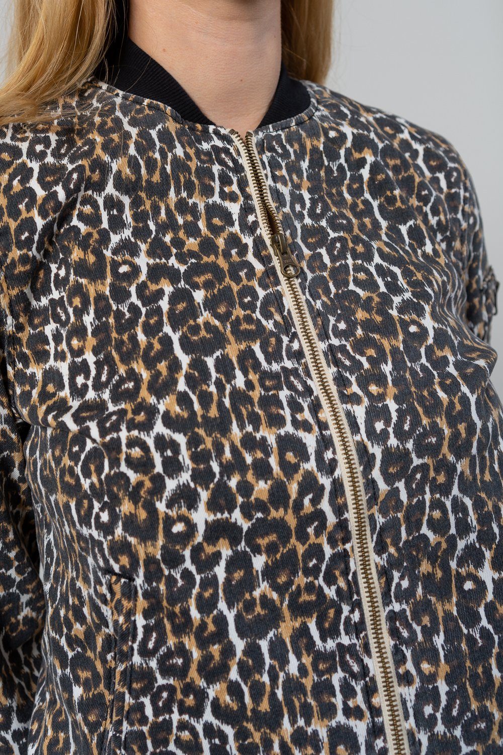 Feuervogl Blouson fv-Til:da, Contrast Rib, Wild Animal