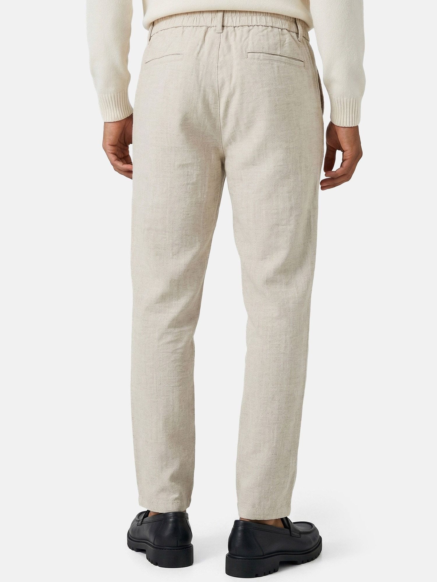 Tazzio Leinenhose A113 Regular Fit, elastischer Bund, Sommerhose