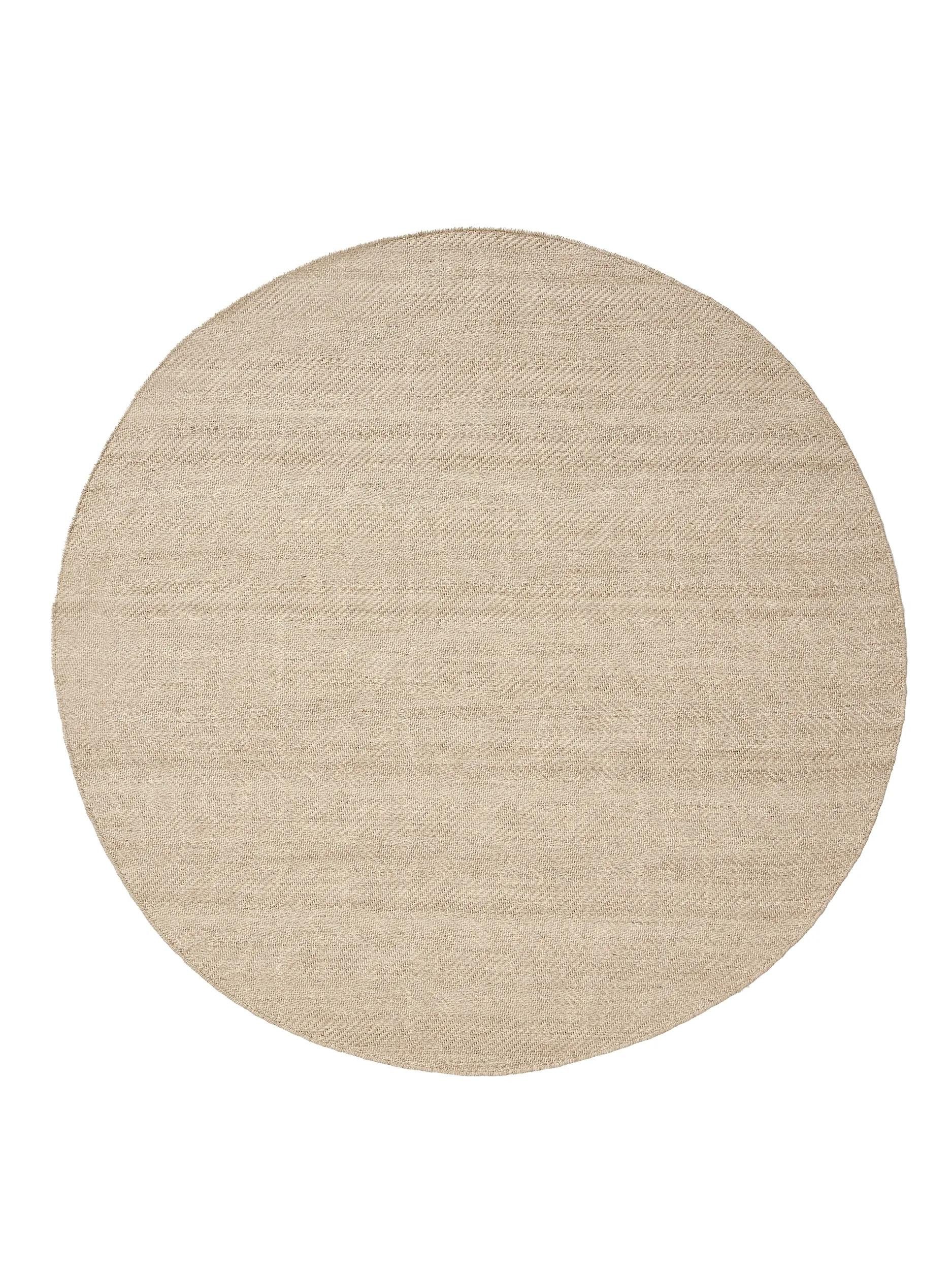 benuta Wollteppich Lars, rund, Höhe: 5 mm, Wolle, Teppich Wohnzimmer, Schlafzimmer, Esszimmer, Flur, Hygge & Cozy