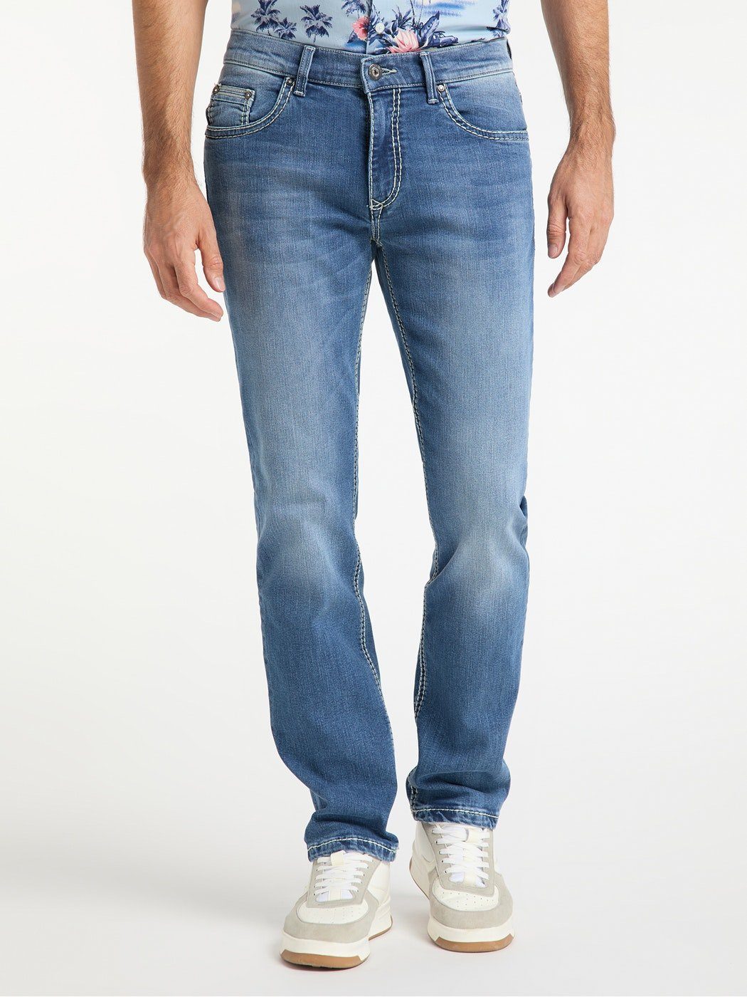 Jeans Authentic PIONEER used Pioneer MEGAFLEX HANDCRAFTED stone 5-Pocket-Jeans RANDO