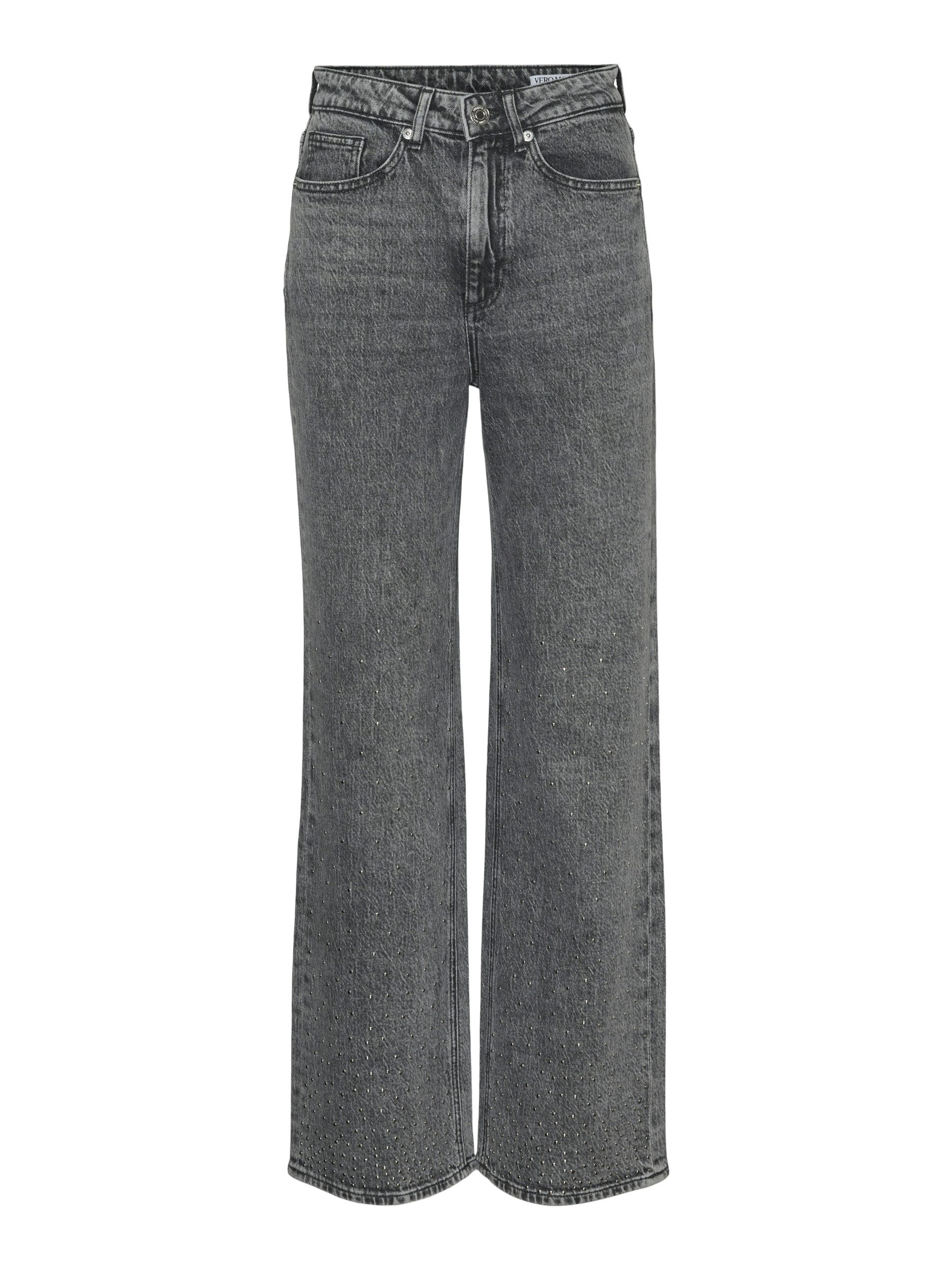 Vero Moda Bequeme Джинси VMTESSA HR WIDE STUDS DNM JEANS RA2