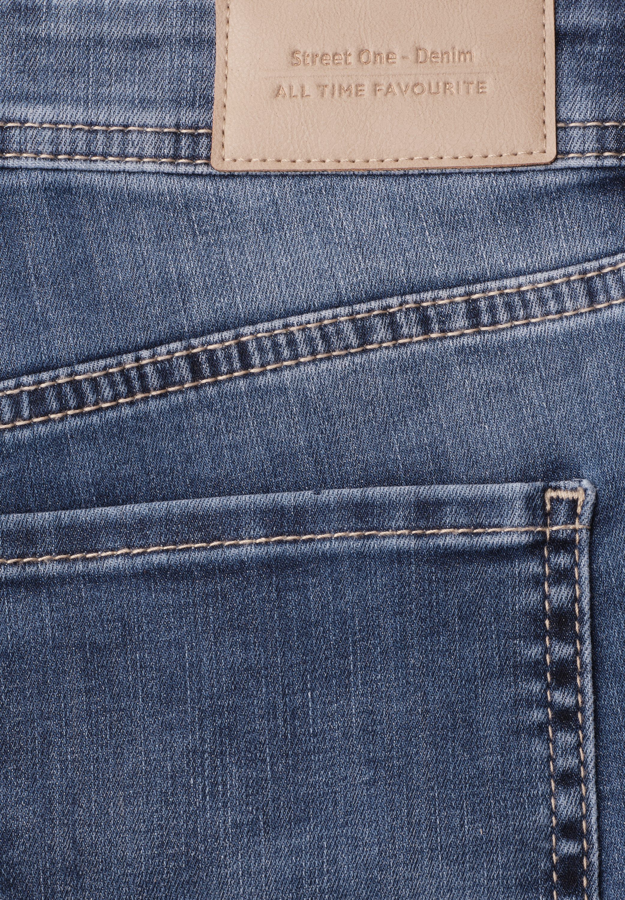STREET ONE Slim-fit-Jeans Middle Waist – Bild 3 von 5