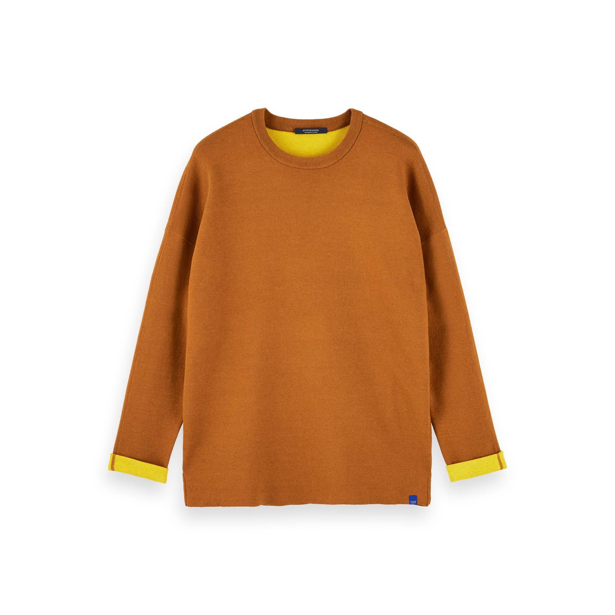 Fleecepullover Scotch & Soda Herren Sweatshirt Reversible Pull 156831