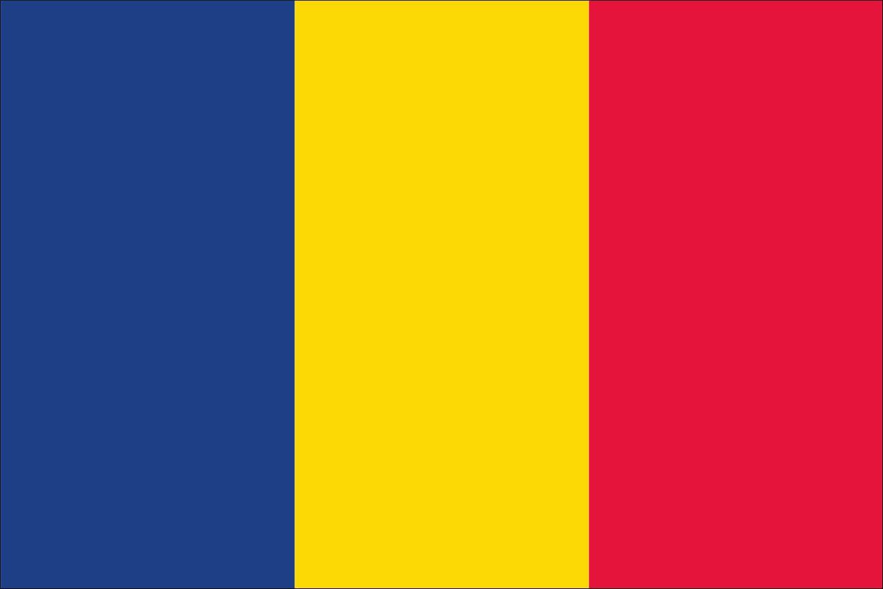 flaggenmeer Flagge Flagge Rumänien 110 g/m² Querformat