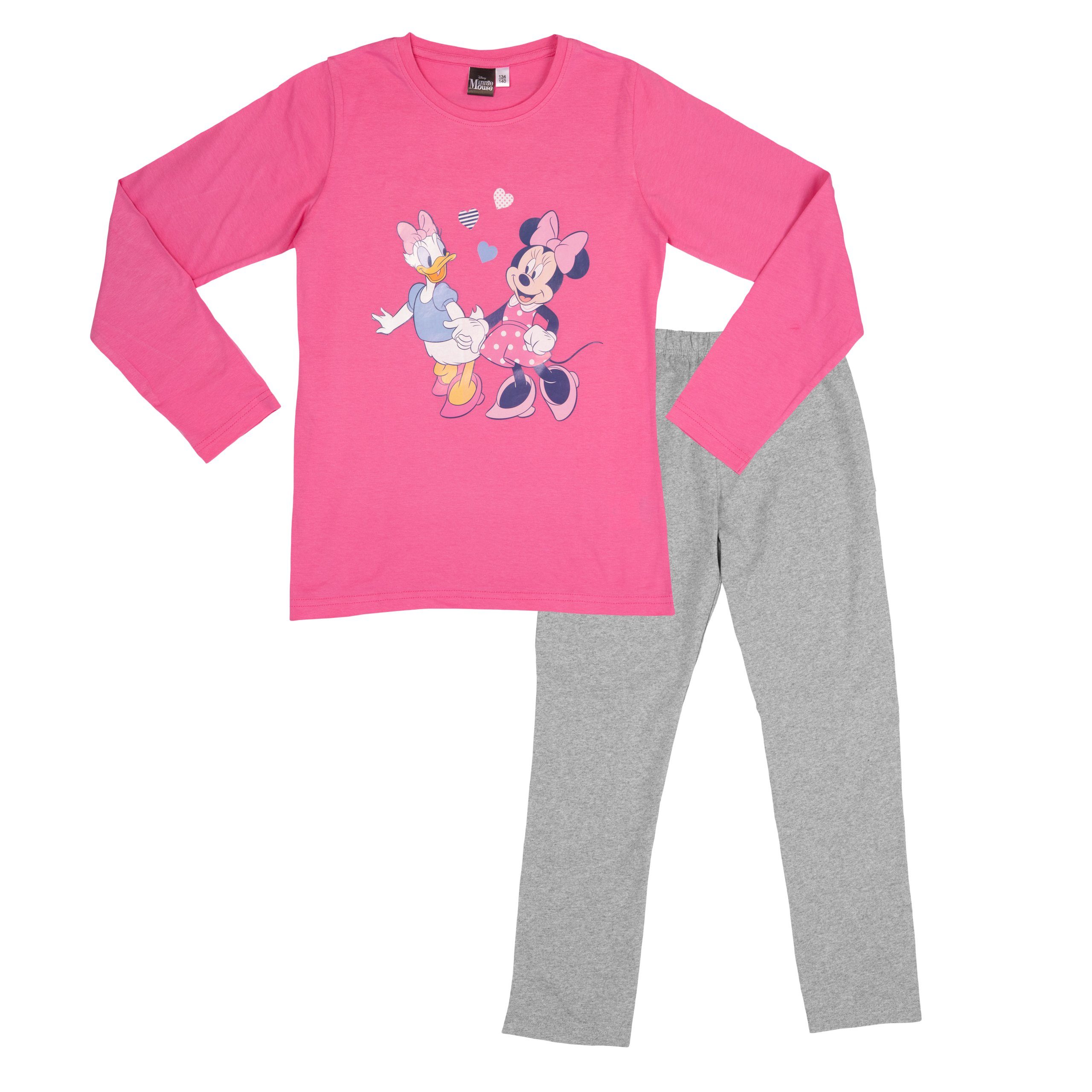 United Labels® Schlafanzug Disney - Minnie Mouse - Minnie & Daisy
