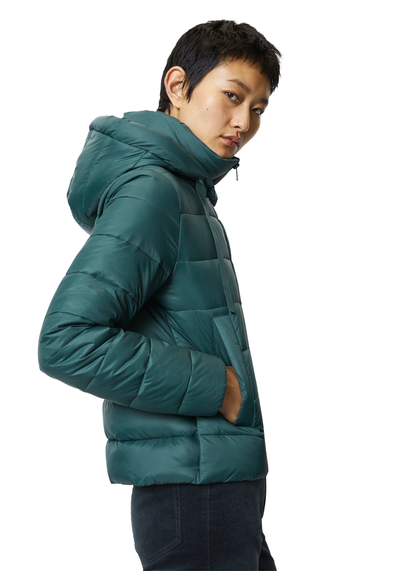 recycelten Outdoorjacke Marc aus dunkelgrün O'Polo Materialien