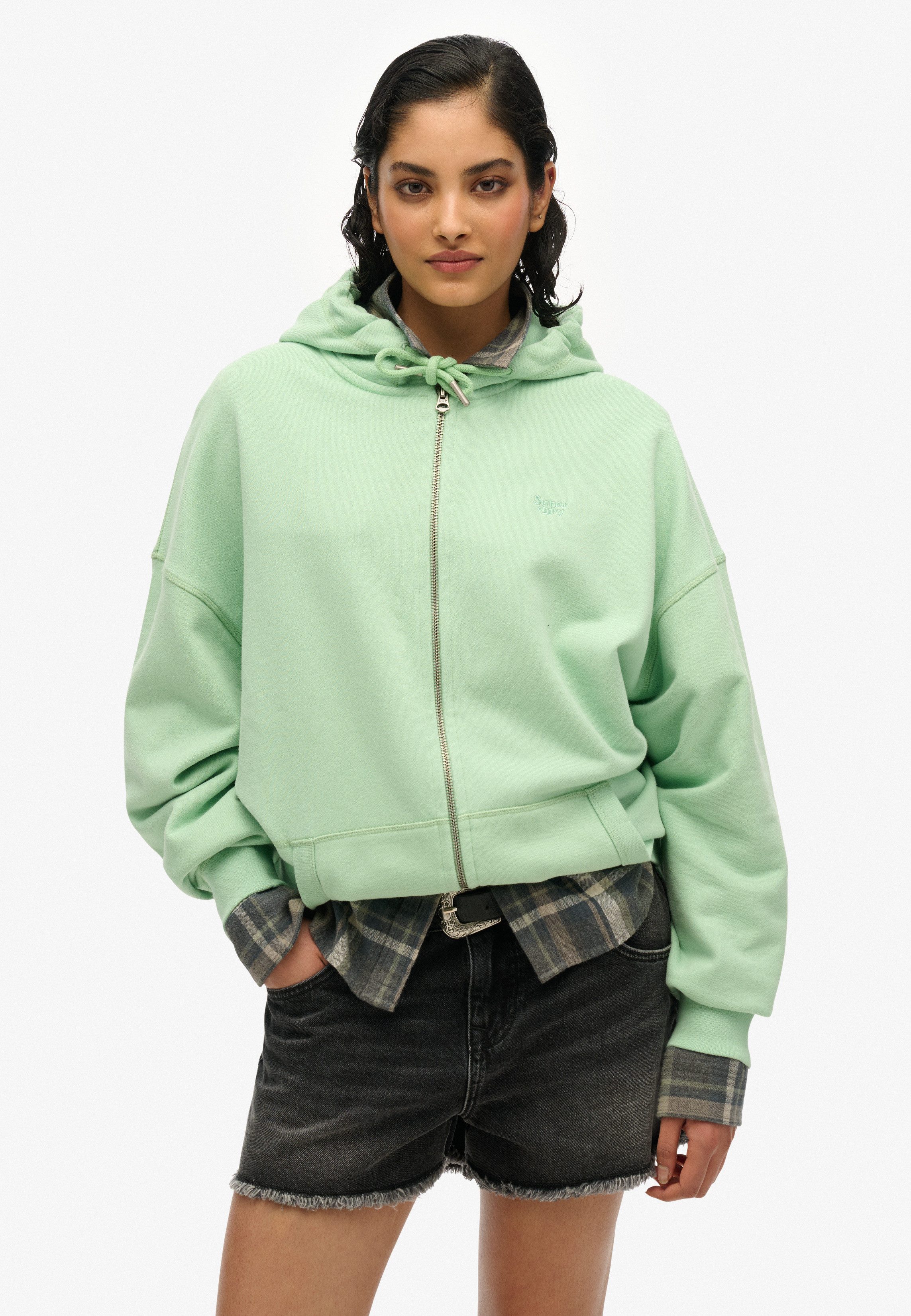Superdry Kapuzensweatjacke STUDIOS ZIP HOODIE günstig online kaufen