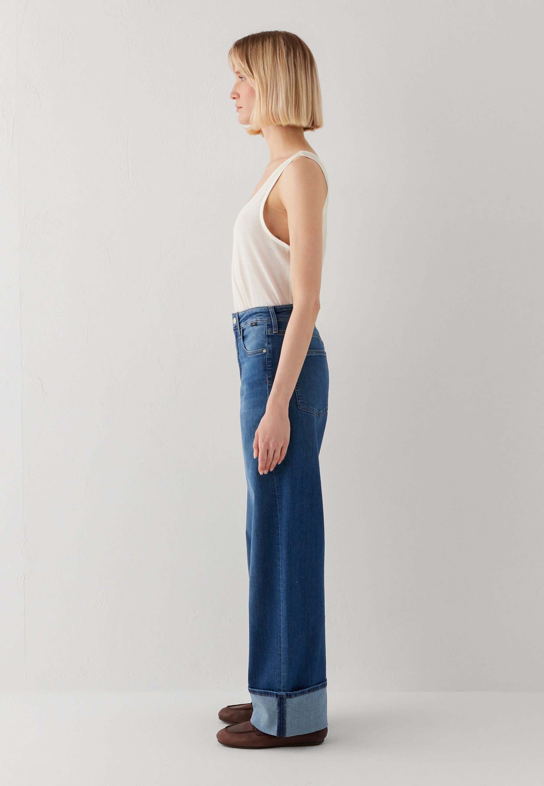 Mavi Weite Jeans SANDRA Cuffed Wide Leg