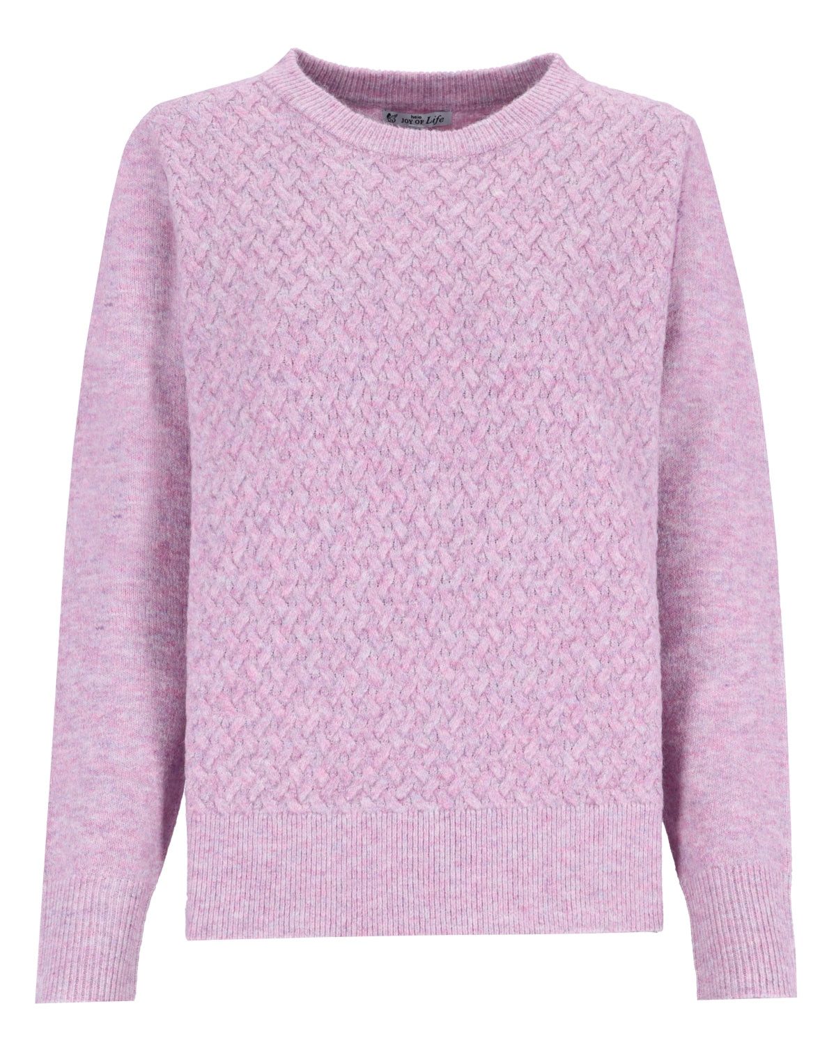 Hajo Rundhalspullover Pullover mit Zopfmuster günstig online kaufen