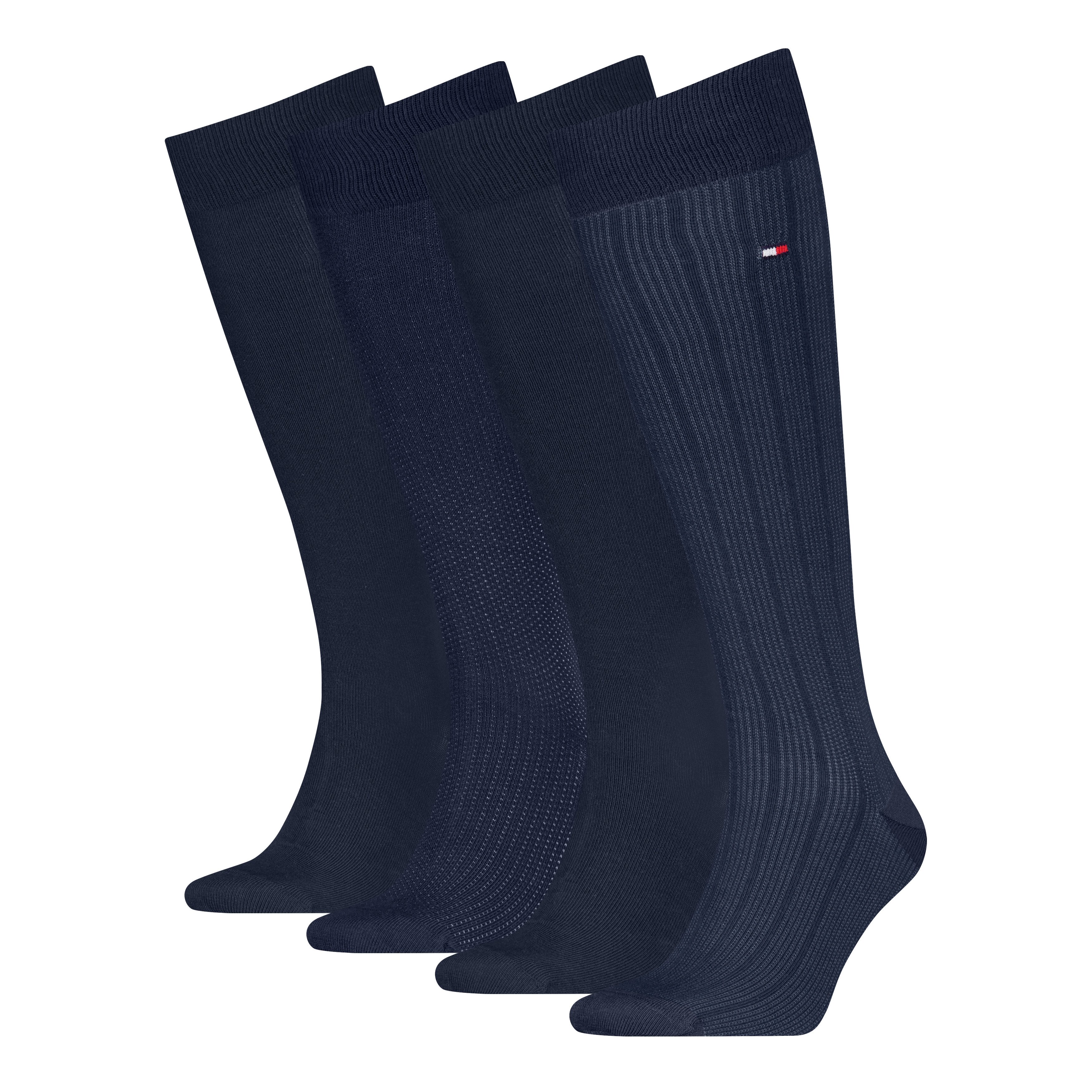 Tommy Hilfiger Kniestrümpfe TH MEN KNEEHIGH 4P TIN GIFTBOX (4er Pack) günstig online kaufen