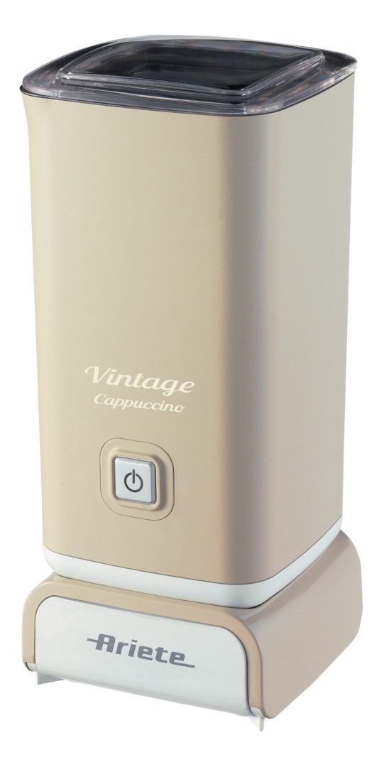 Ariete Milchaufschäumer Vintage 2878, 500 W, Antihaftbeschichtung, leicht zu reinigen und kein Anbrennen der Milch
