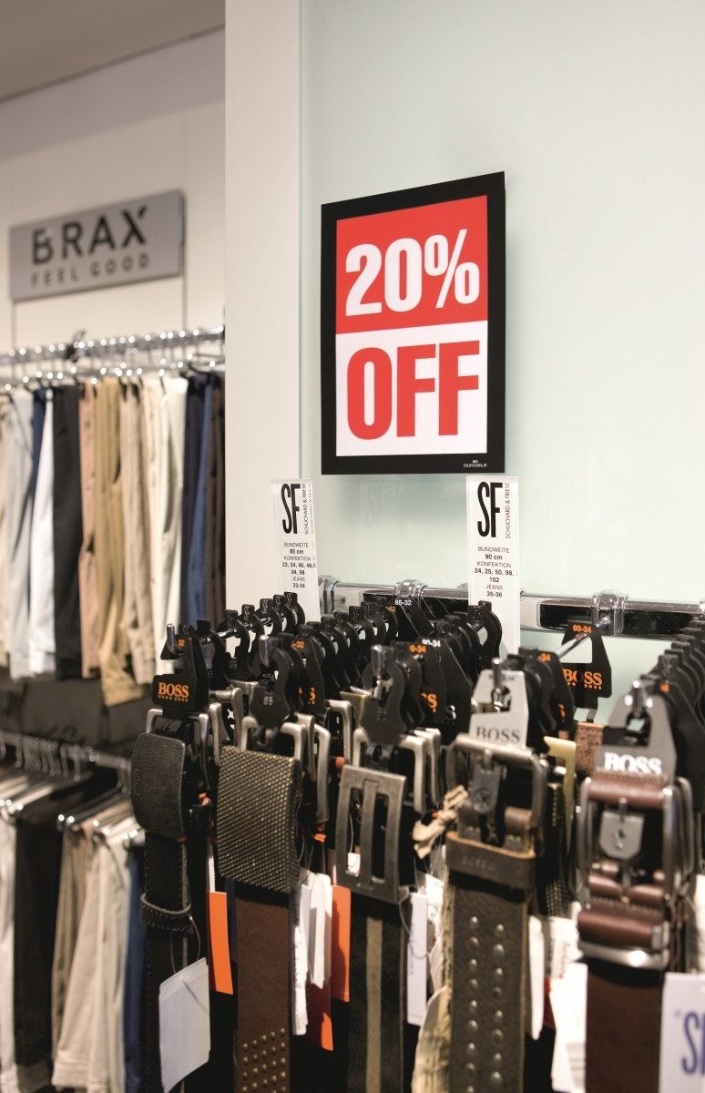 DURABLE Fächermappe Magnetrahmen Duraframe selbstklebend A5 schwarz VE=2 Stück