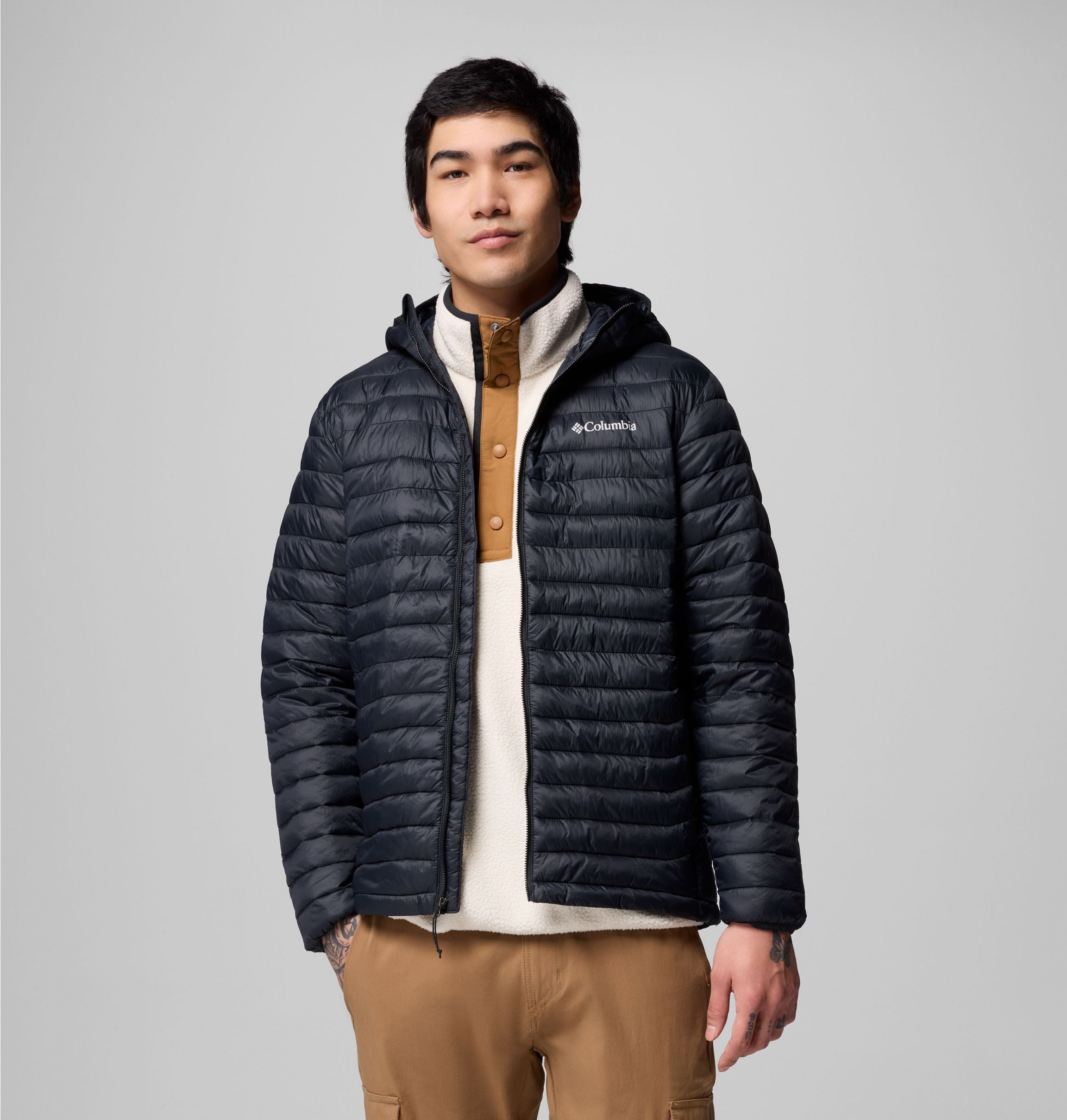 Columbia Steppjacke POWDER PASS HOODED JACKET (1-St)