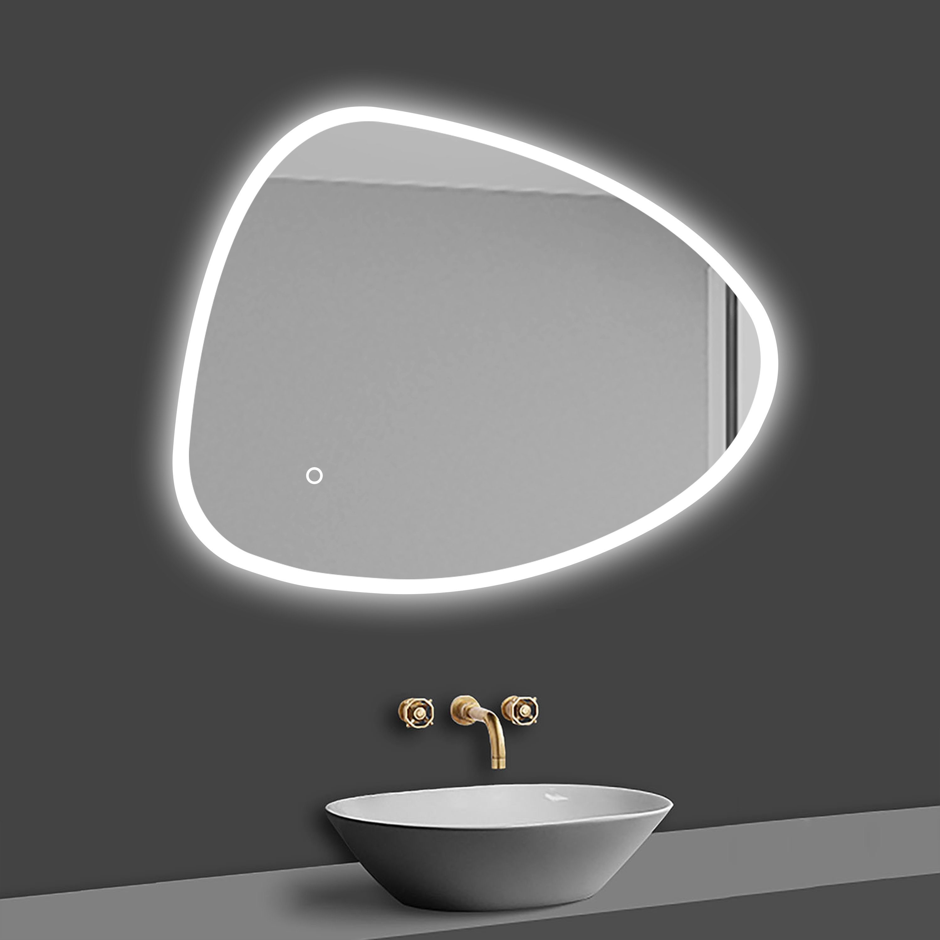 duschspa Badspiegel LED Badspiegel spezieller Runde günstig online kaufen