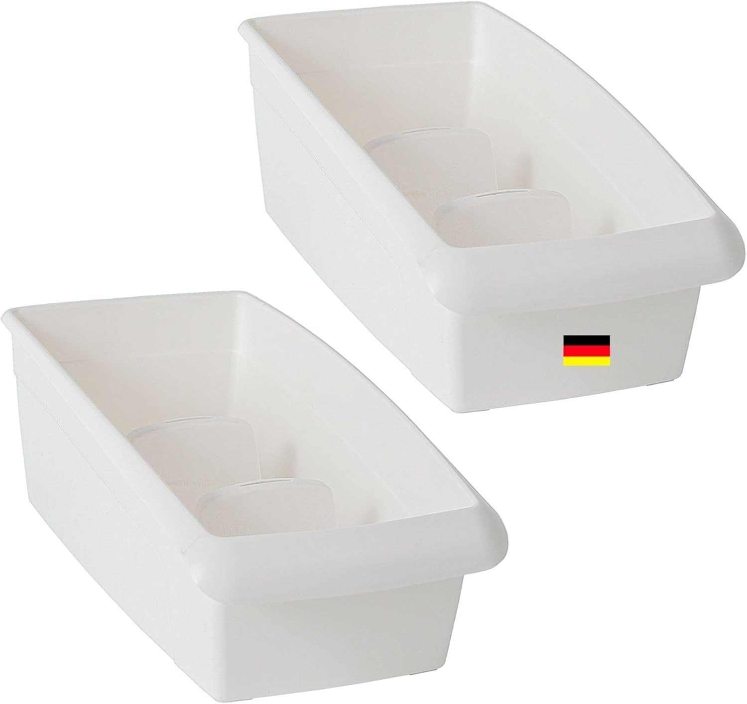 Novaliv Aufbewahrungsbox 30551-2-2x (2 St), Novaliv 2er Set Medikamenten Organizer groß Hausapotheke - 25 x 16 cm