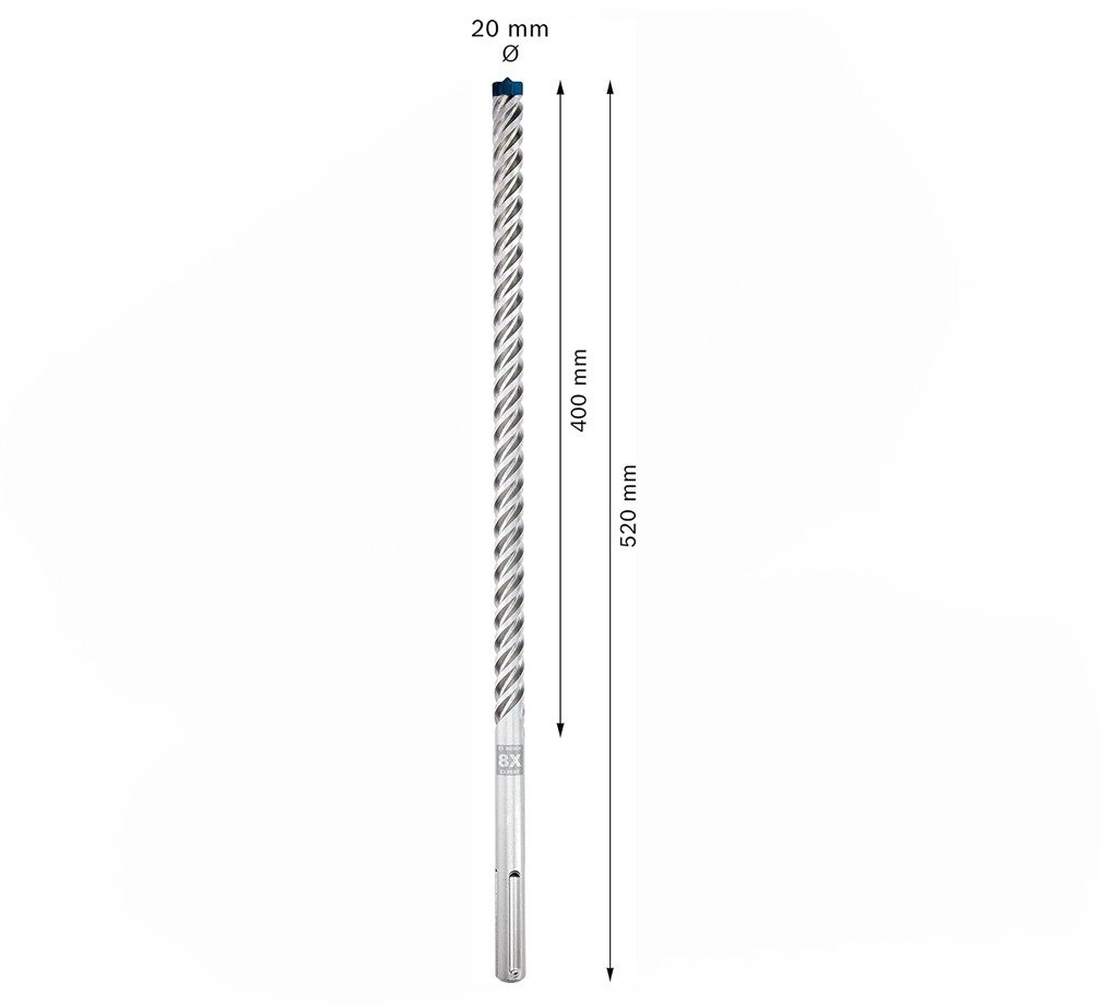 Thumbnail - BOSCH Betonbohrer Bosch EXPERT SDS max-8X Hammerbohrer, 20 x 400 x 520 mm
