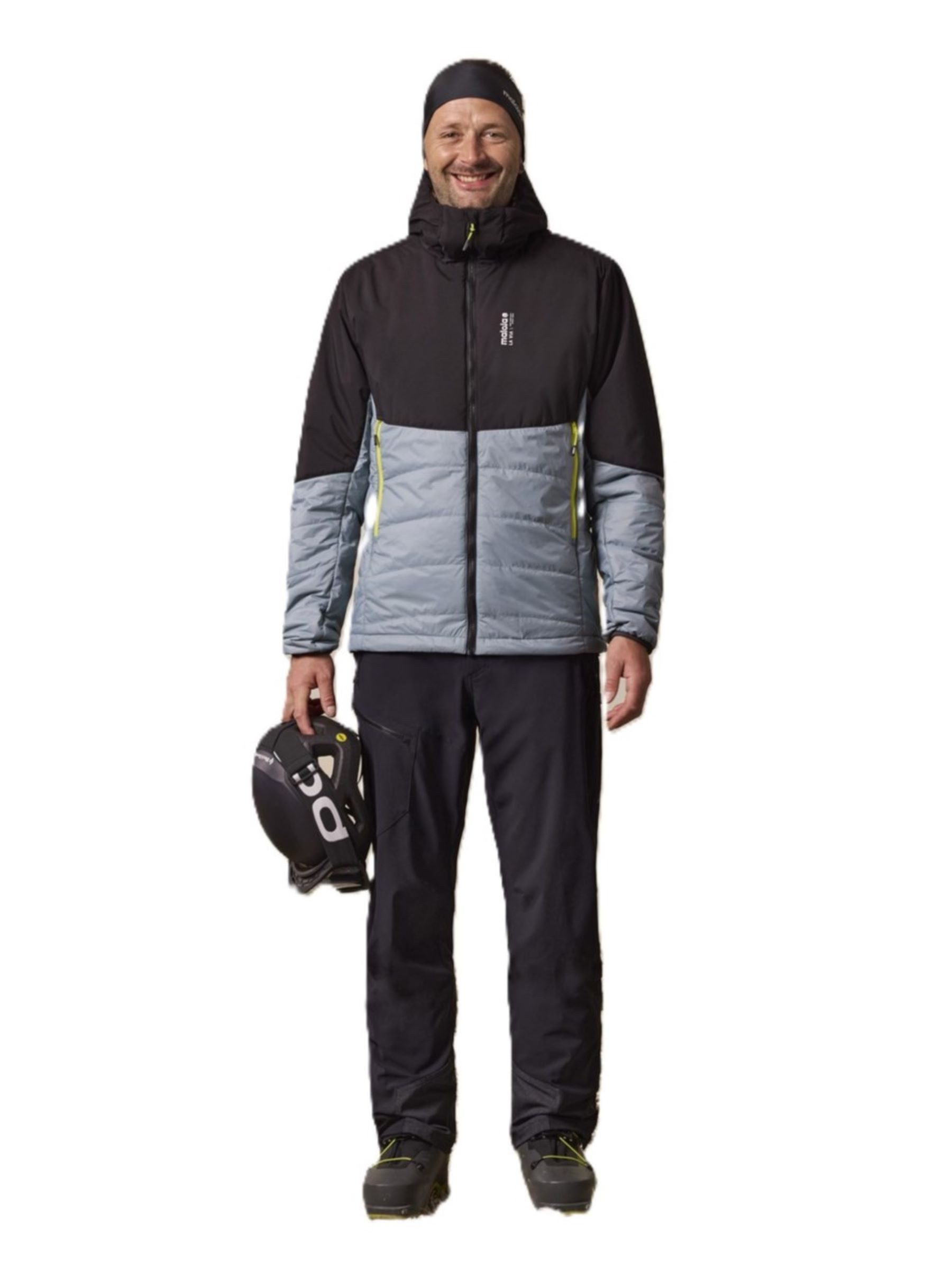 Maloja Hybridjacke Isolationsjacke TajeleM Ski Touring Puffer (PrimaLoft® Gold-Isolation)