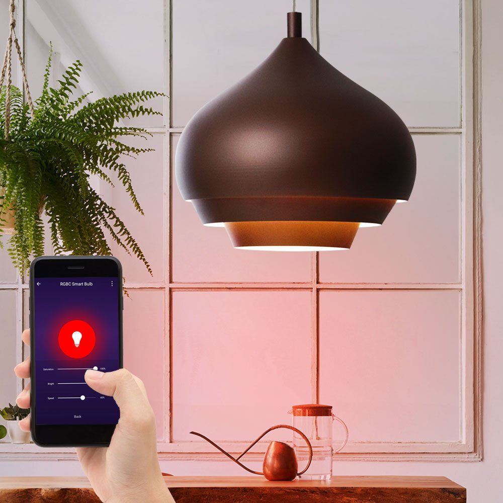 etc-shop Smarte LED-Leuchte, Hänge Pendel Lampe Ess Zimmer steuerbar per  App Handy Sprache im Set inkl. RGB LED Leuchtmittel online kaufen | OTTO