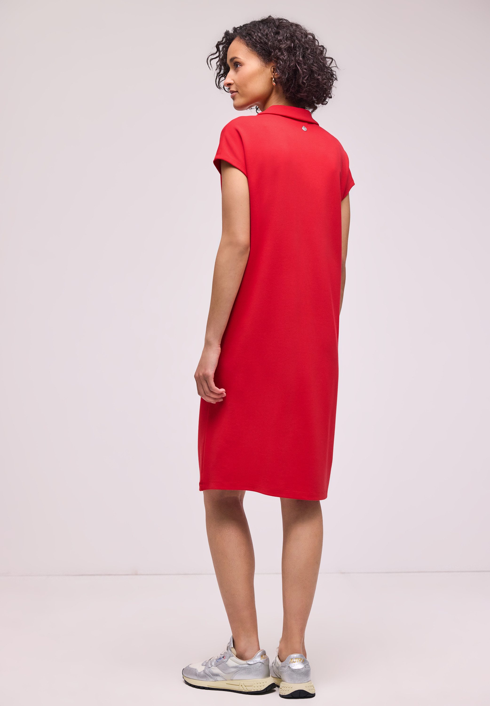 STREET ONE Midikleid in Unifarbe