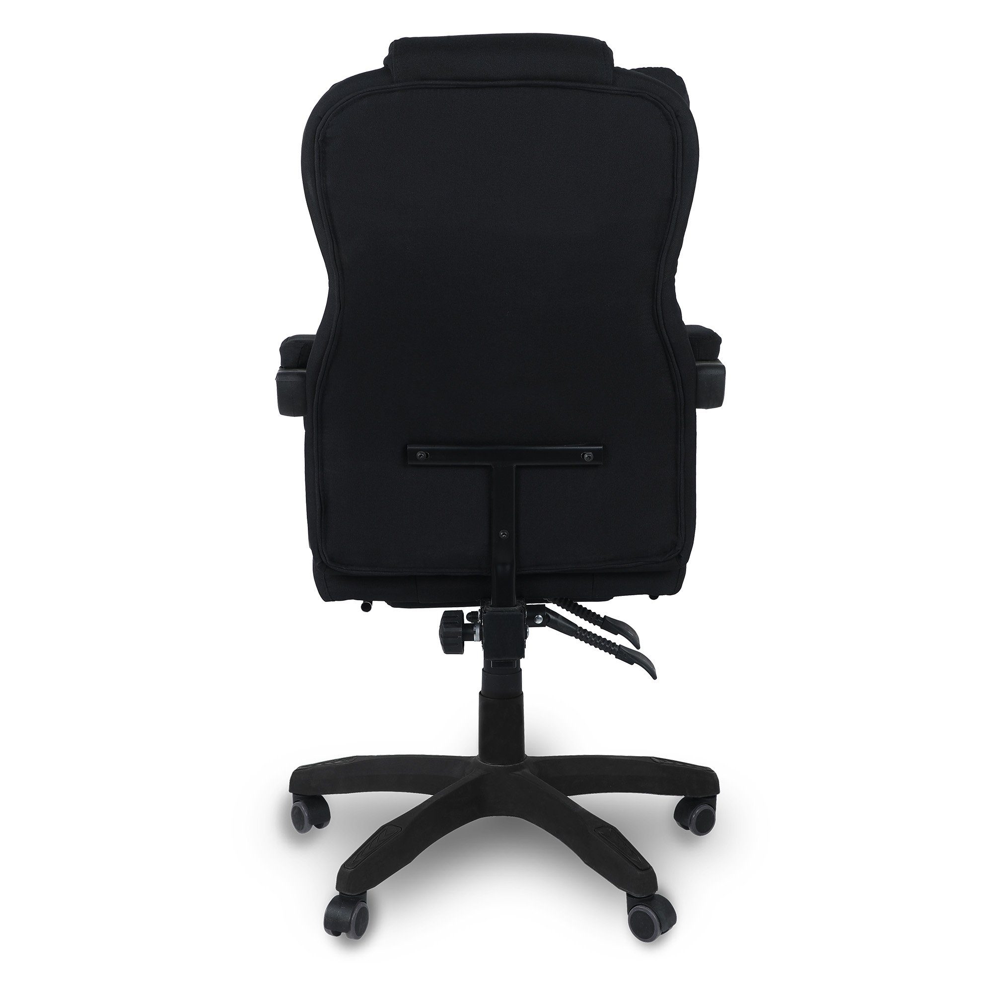 Chefsessel (1 Home mit TRISENS Polsterung Lederoptik-Design Stoff im Office - Rafael Chair extra Stück), Schwarz Bürostuhl