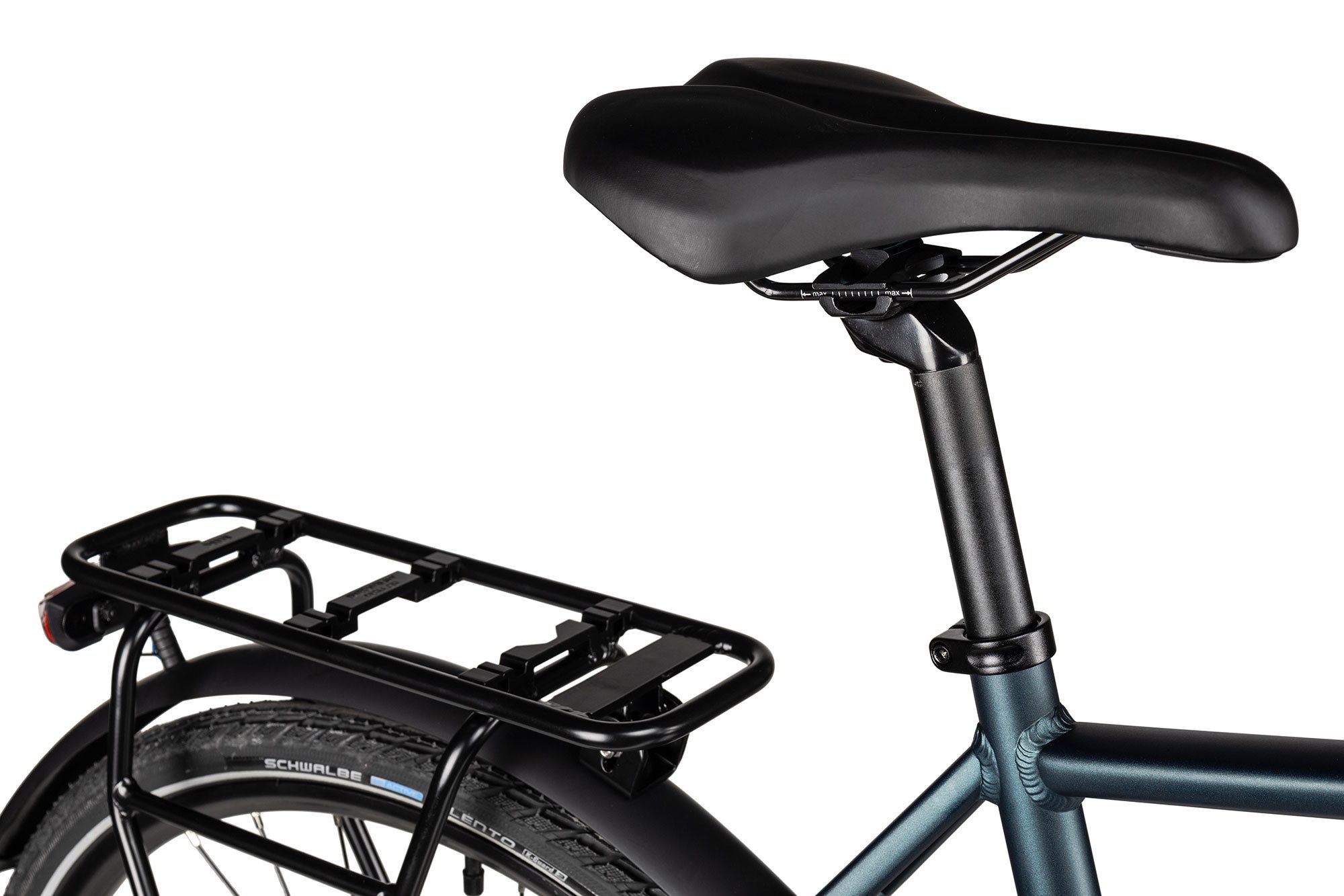 2R Manufaktur City Bike TRX ONE, 8-speed Shimano Nexus 8-speed SG-C6001-8D derailleur, hub gears with freewheel, hydraulic disc brakes, blue