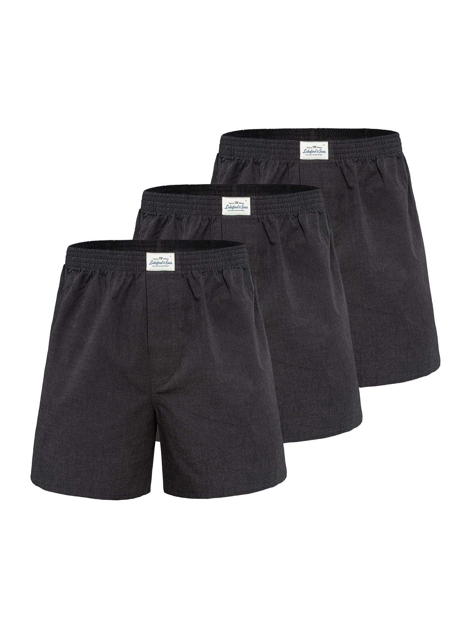 Lakeford & Sons Boxer American Boxershorts Herren 3-Pack in klassischen Des günstig online kaufen