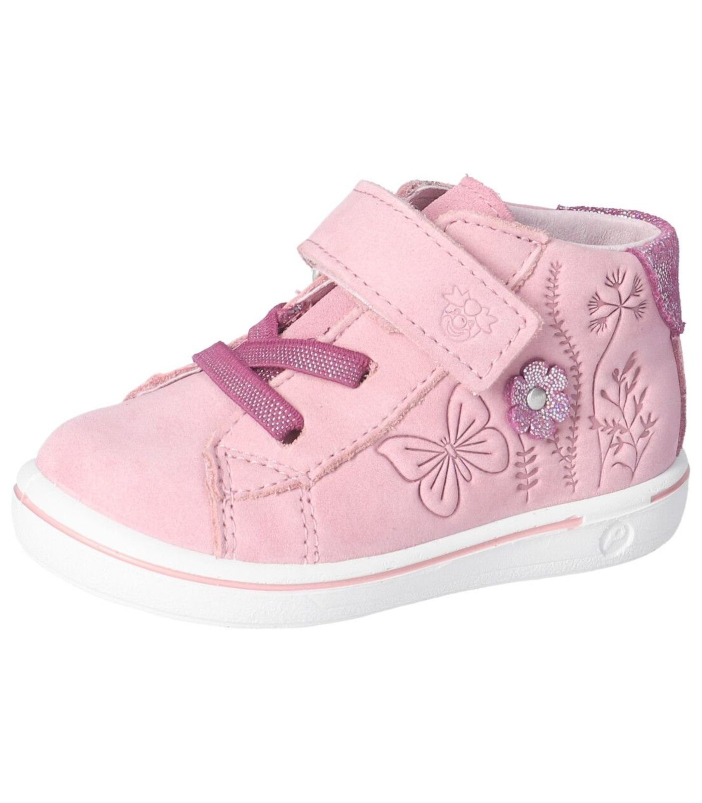 Halbschuhe Leder Pepino Schnürschuh Rosa