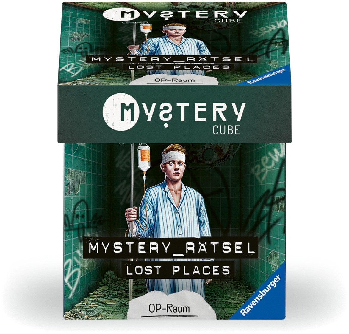 Ravensburger Spiel Familienspiel Exit Cube Mystery Cube Lost places Der OP-Raum 23692