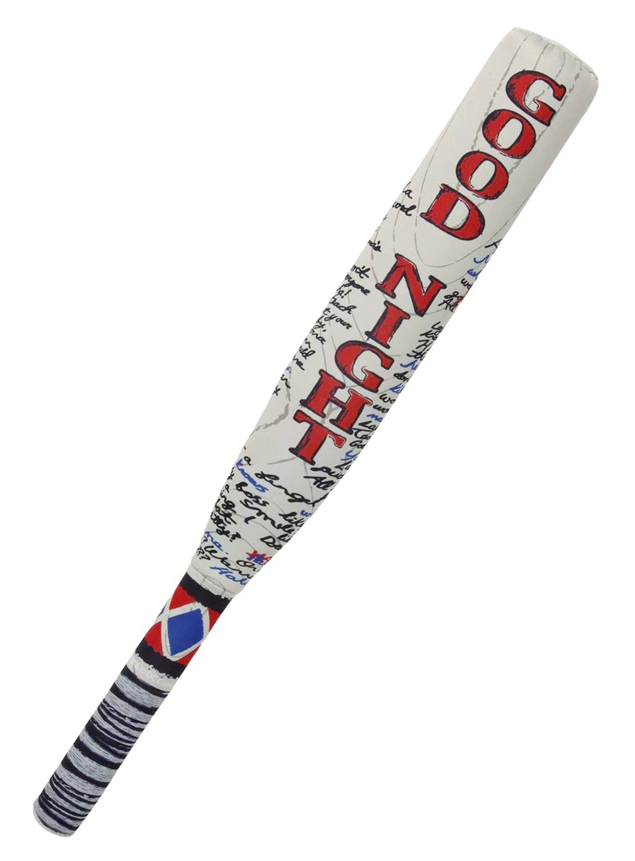 Metamorph Kostüm Harley Quinn Baseballschläger aus Schaumstoff, Cooler Knüppel zum schlagfertigen Gute-Nacht-Sagen