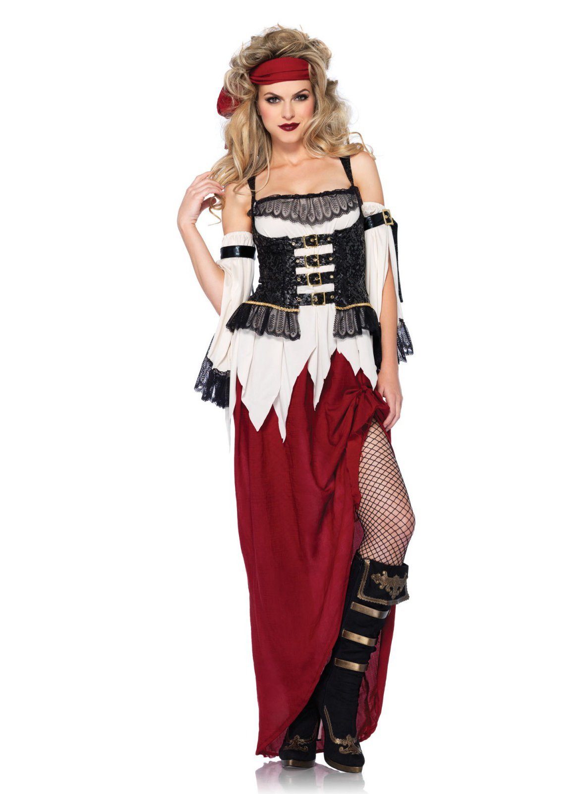 Leg Avenue Piraten-Kostüm Südseepiratin Kostüm, Piratenkleid für Piratenschätzchen