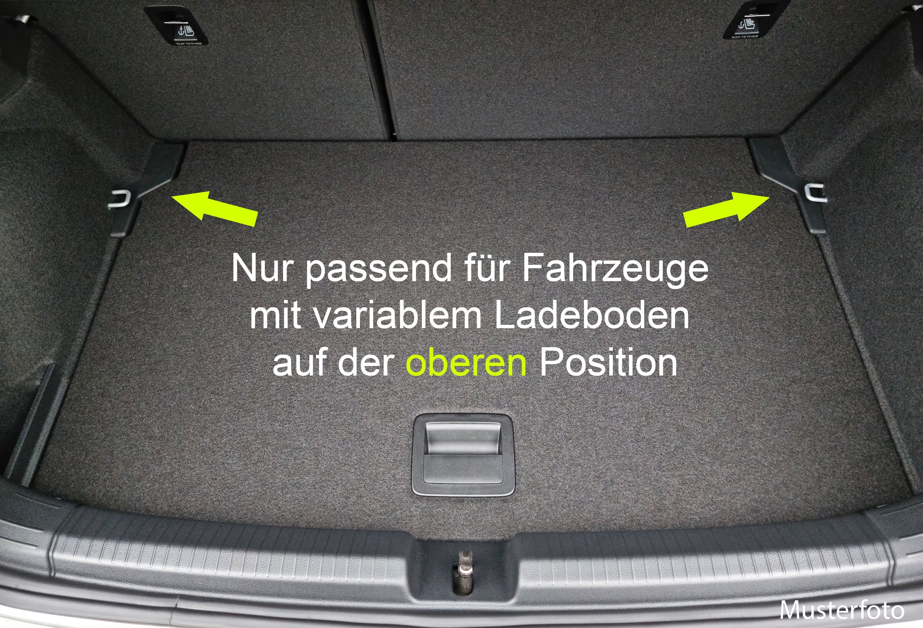 Original VW Golf (7) Gepäckraumeinlage für Fahrzeuge mit variabler  Ladeboden 