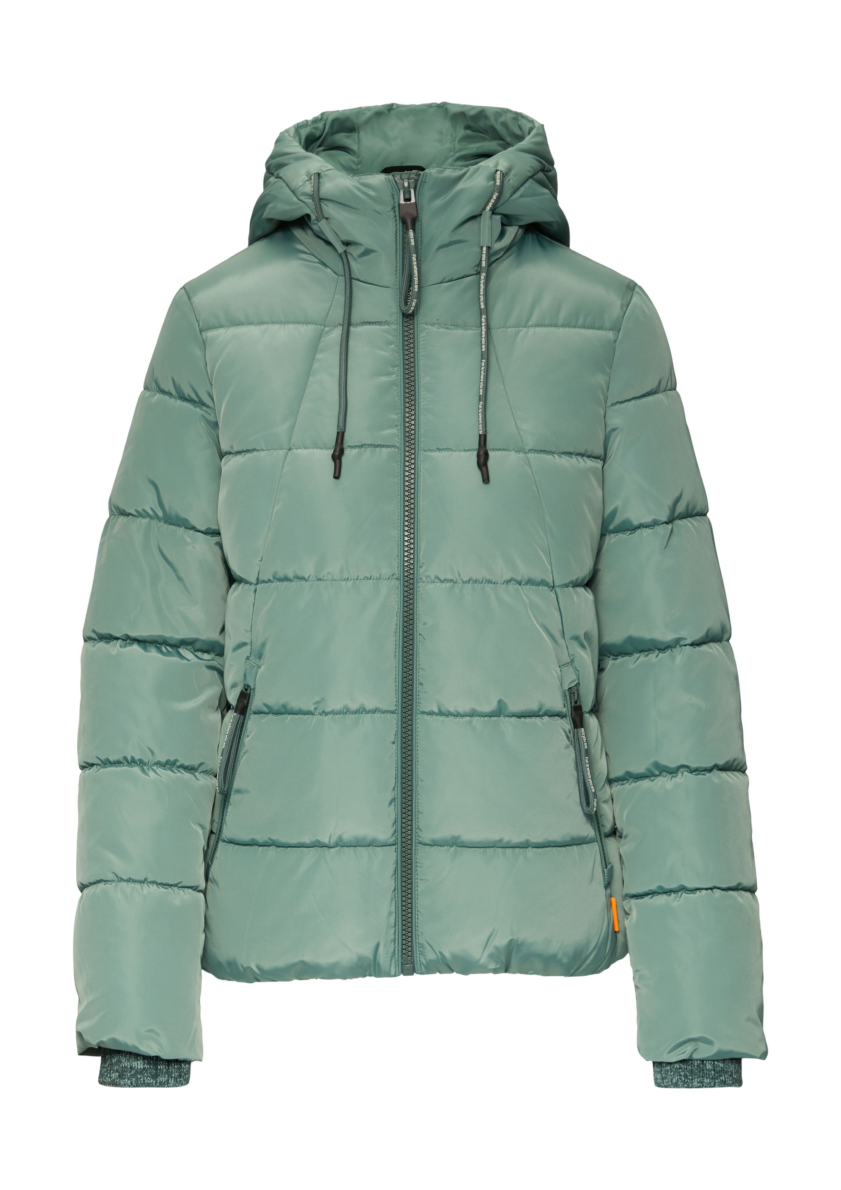QS Steppjacke mit Kapuze günstig online kaufen