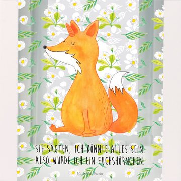 Mr. & Mrs. Panda Gartenleuchte Fuchshörnchen Wunsch - Transparent - Geschenk, Gartenleuchte, Unicorn
