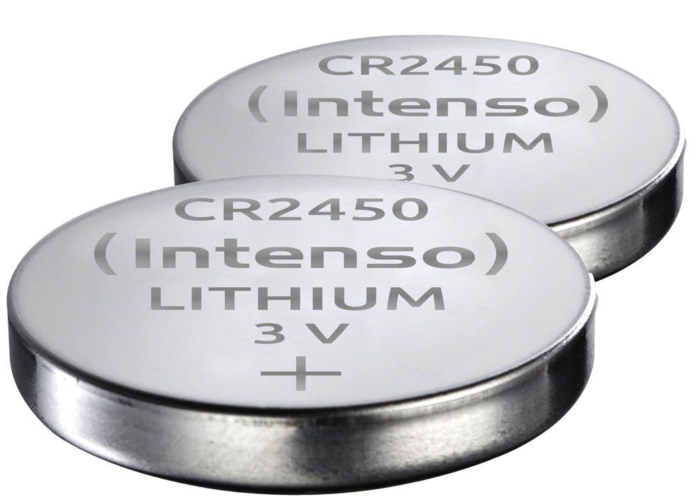 Lithium Knopfzelle Batterien Blister 2er Intenso im Energy 20 CR 2450 Knopfzelle Ultra