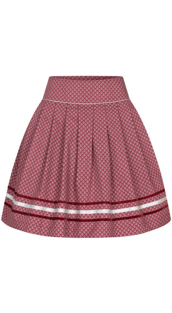 Nübler Trachtenrock Trachtenrock Gloria in Rot von Nübler günstig online kaufen