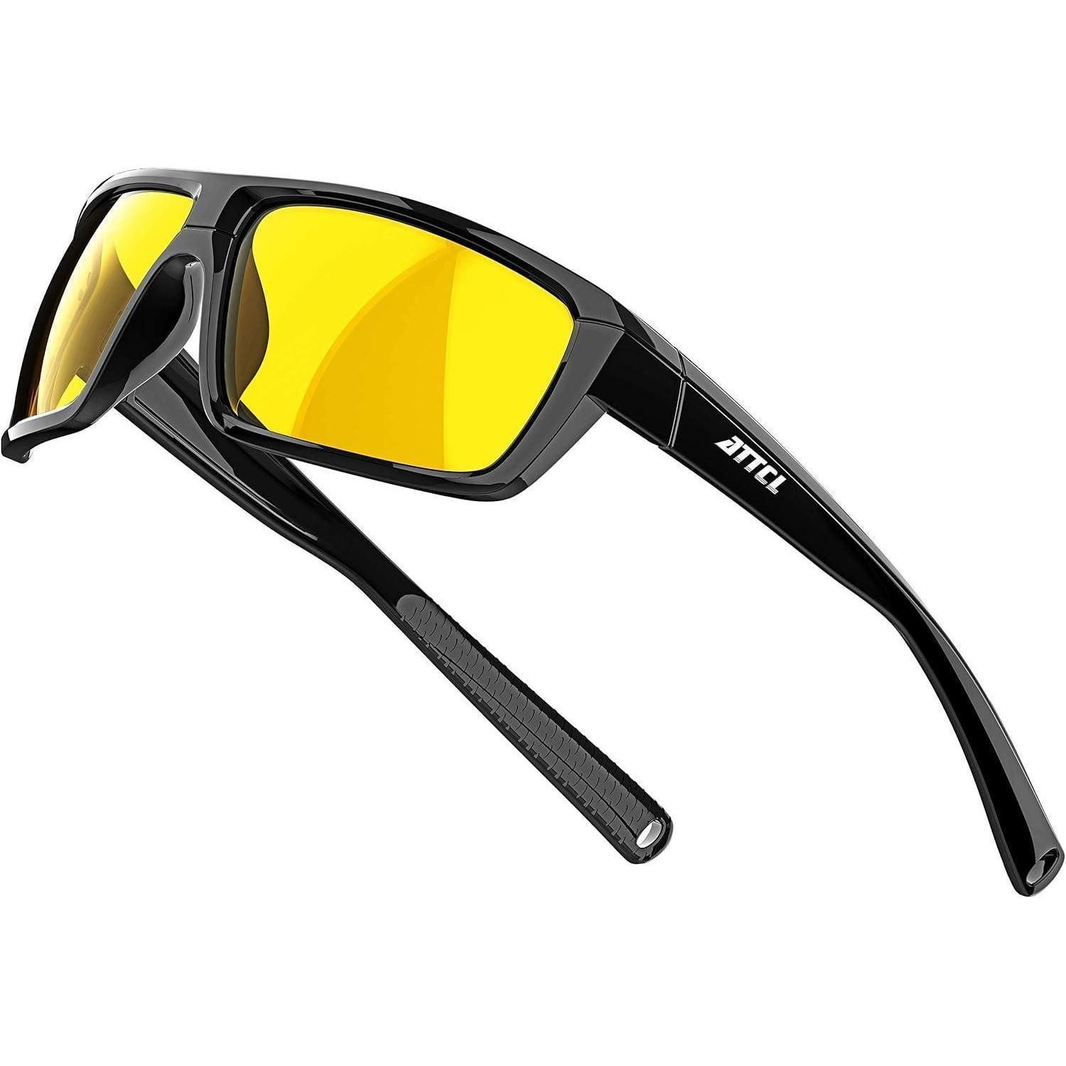 LuxusKollektion Sonnenbrille Nachtfahrbrille Polarisierte UV400 Gelb Ultraleicht (1-St)